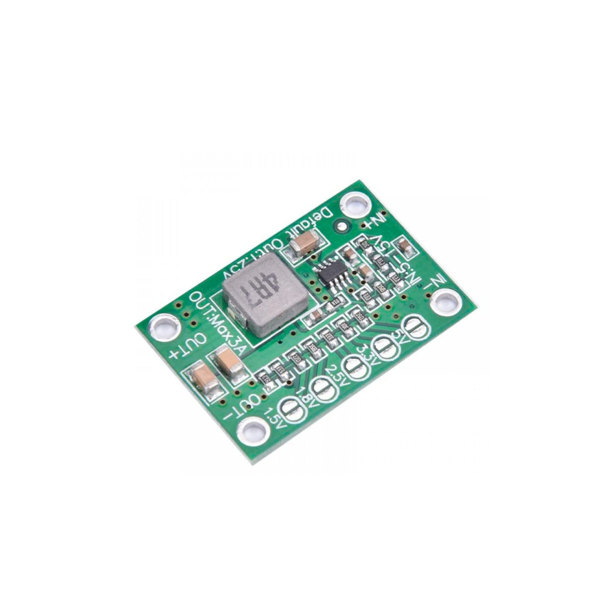MP1495 Based DC-DC Buck Converter 5-15V Input, 1.25V /1.5V /1.8V /2.5V /3.3V /5V fixed voltage output, 3A Output Current