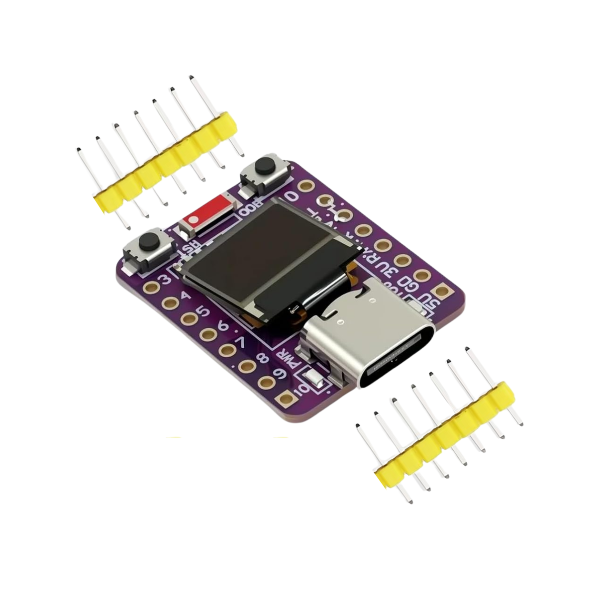 ESP32-C3 OLED Development Board with OLED Display