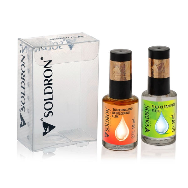 SOLDRON FCD10 Soldering Flux and Cleaner Duo (10mL each)