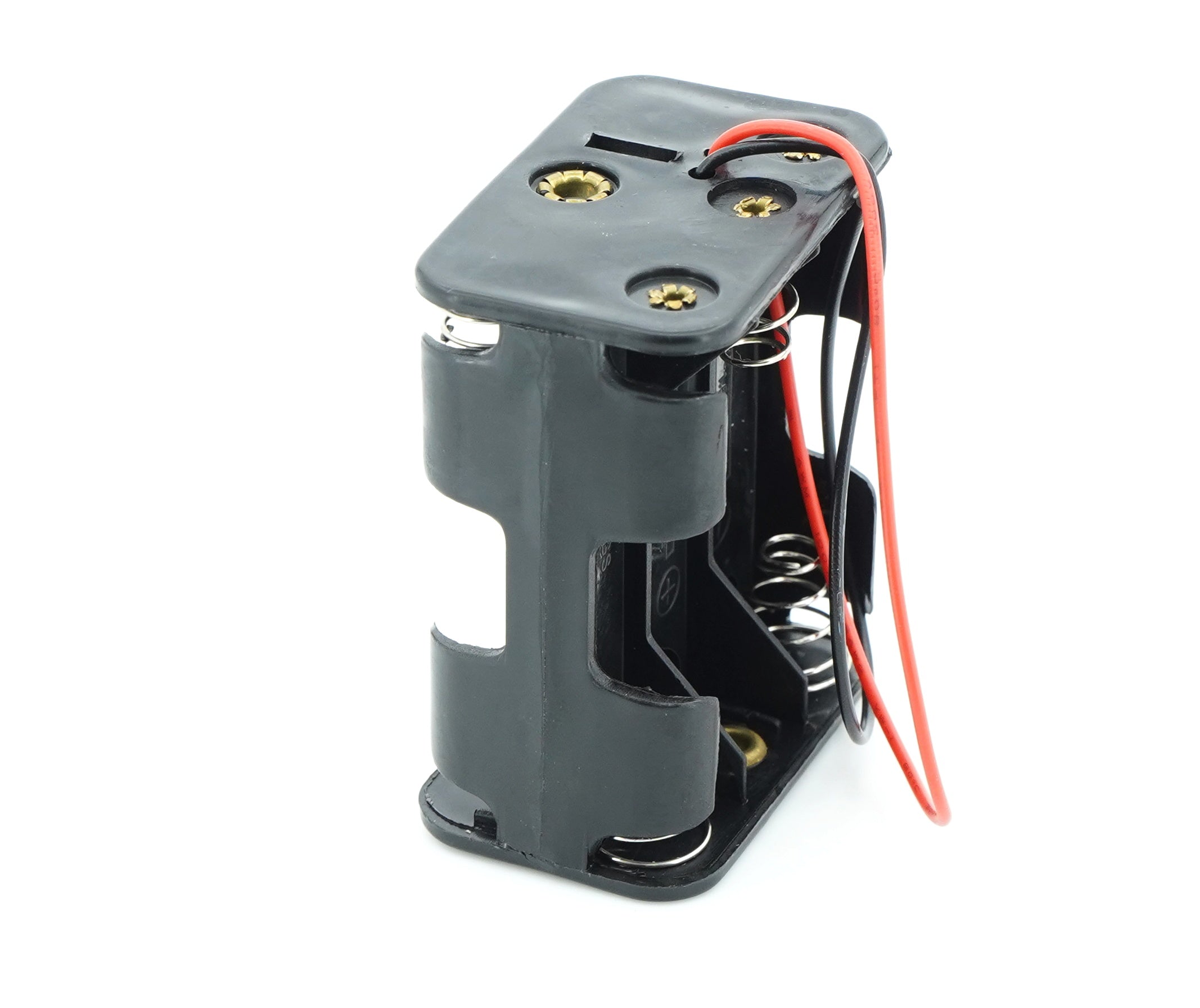 6 x 1.5V AA Battery Case Connector - Front-Back
