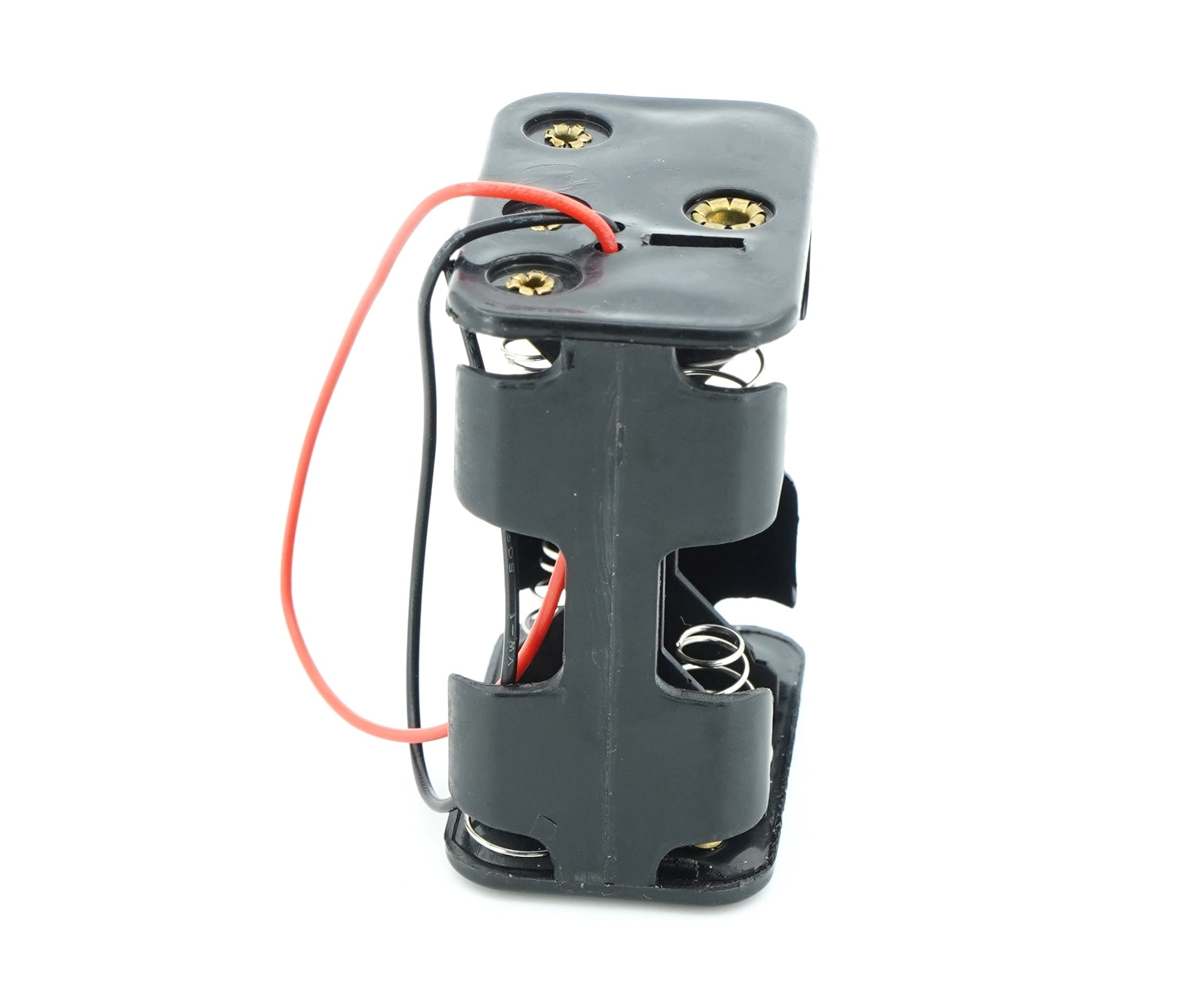 6 x 1.5V AA Battery Case Connector - Front-Back
