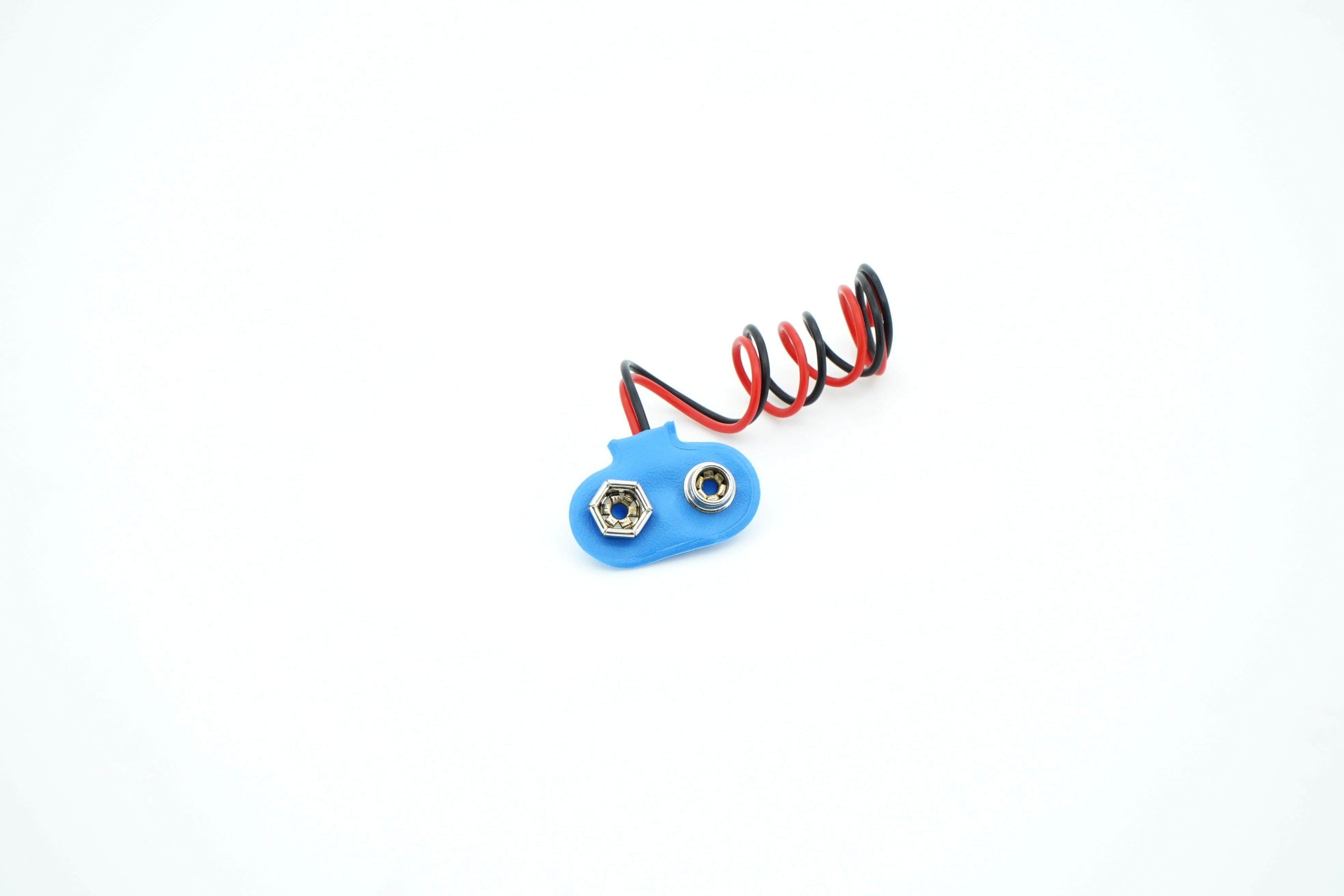9V Battery Snap Blue