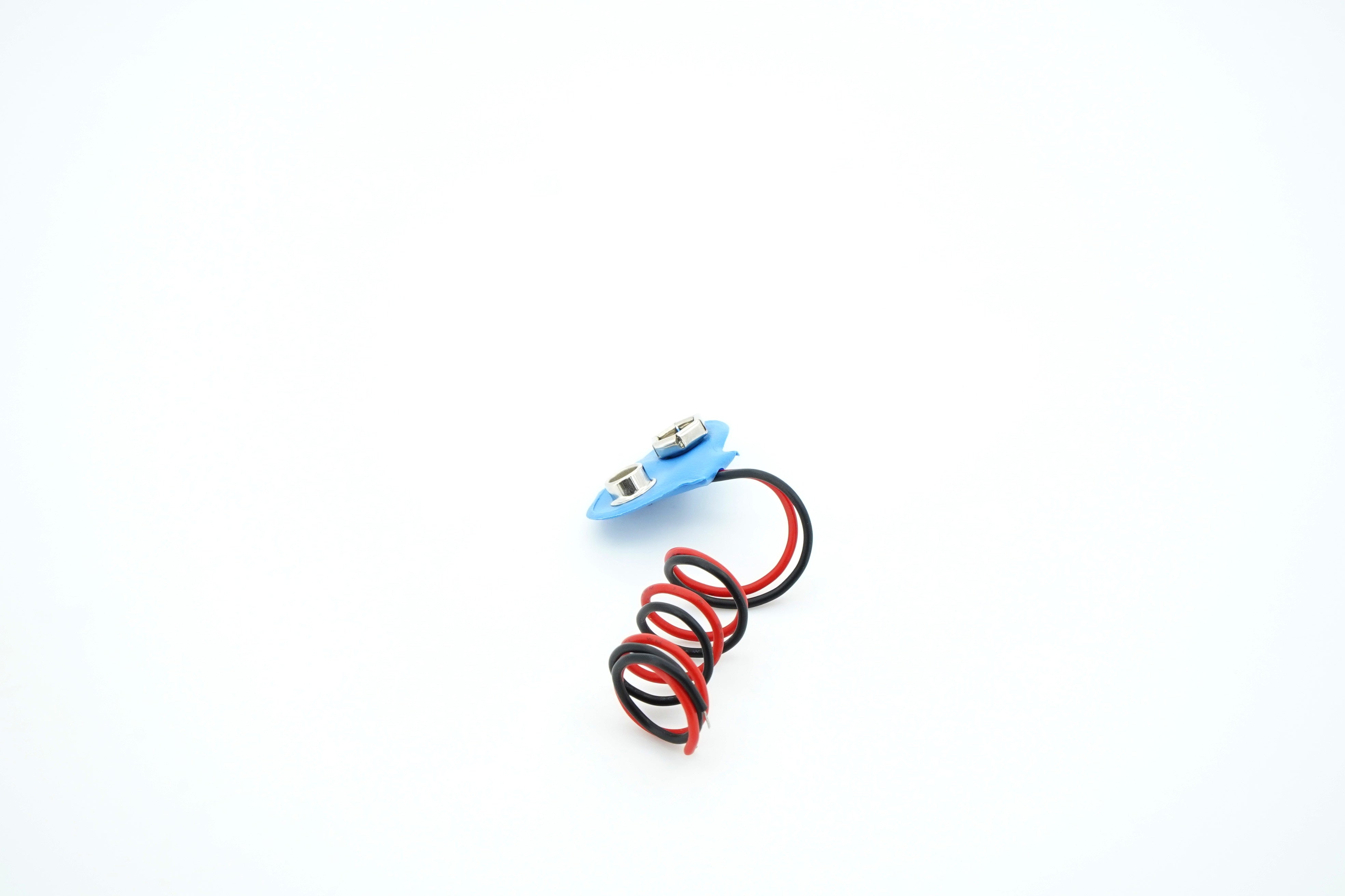9V Battery Snap Blue