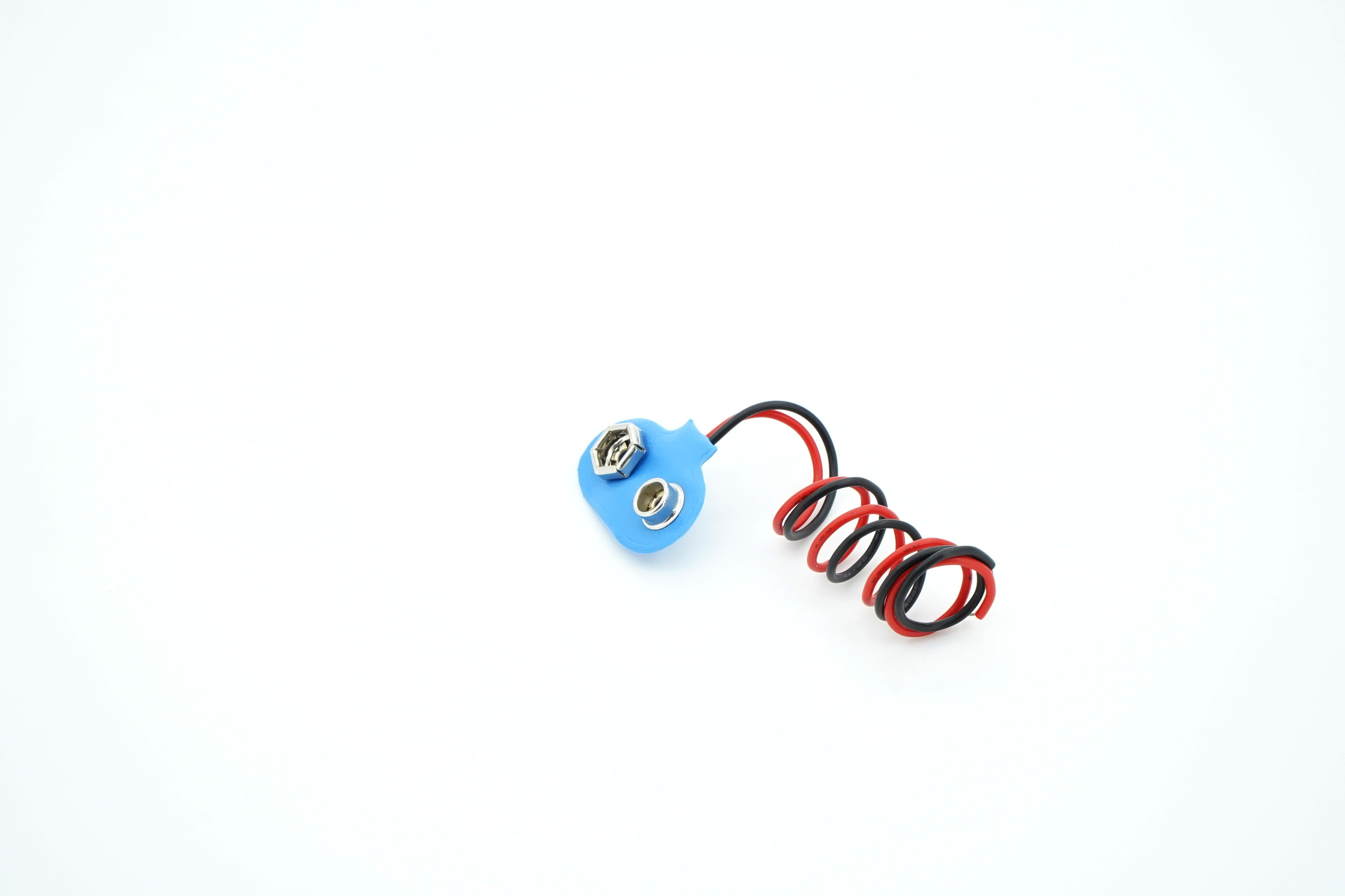 9V Battery Snap Blue