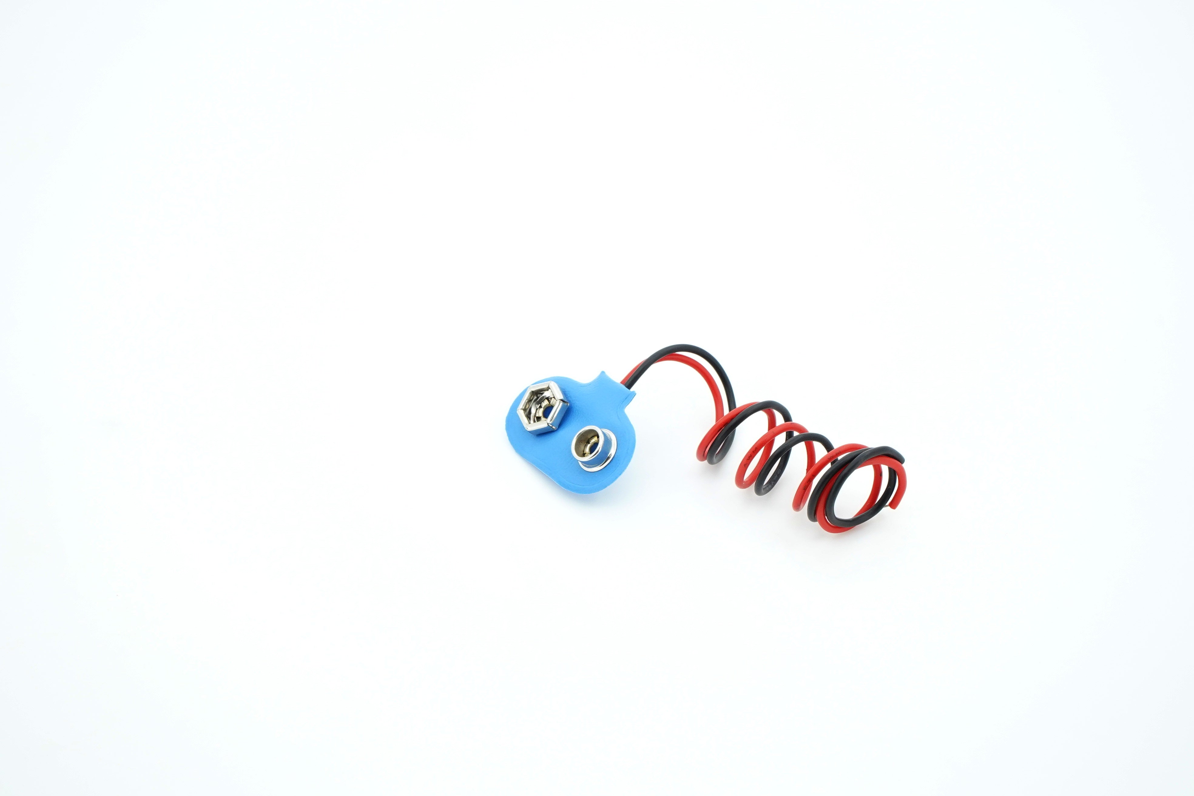 9V Battery Snap Blue