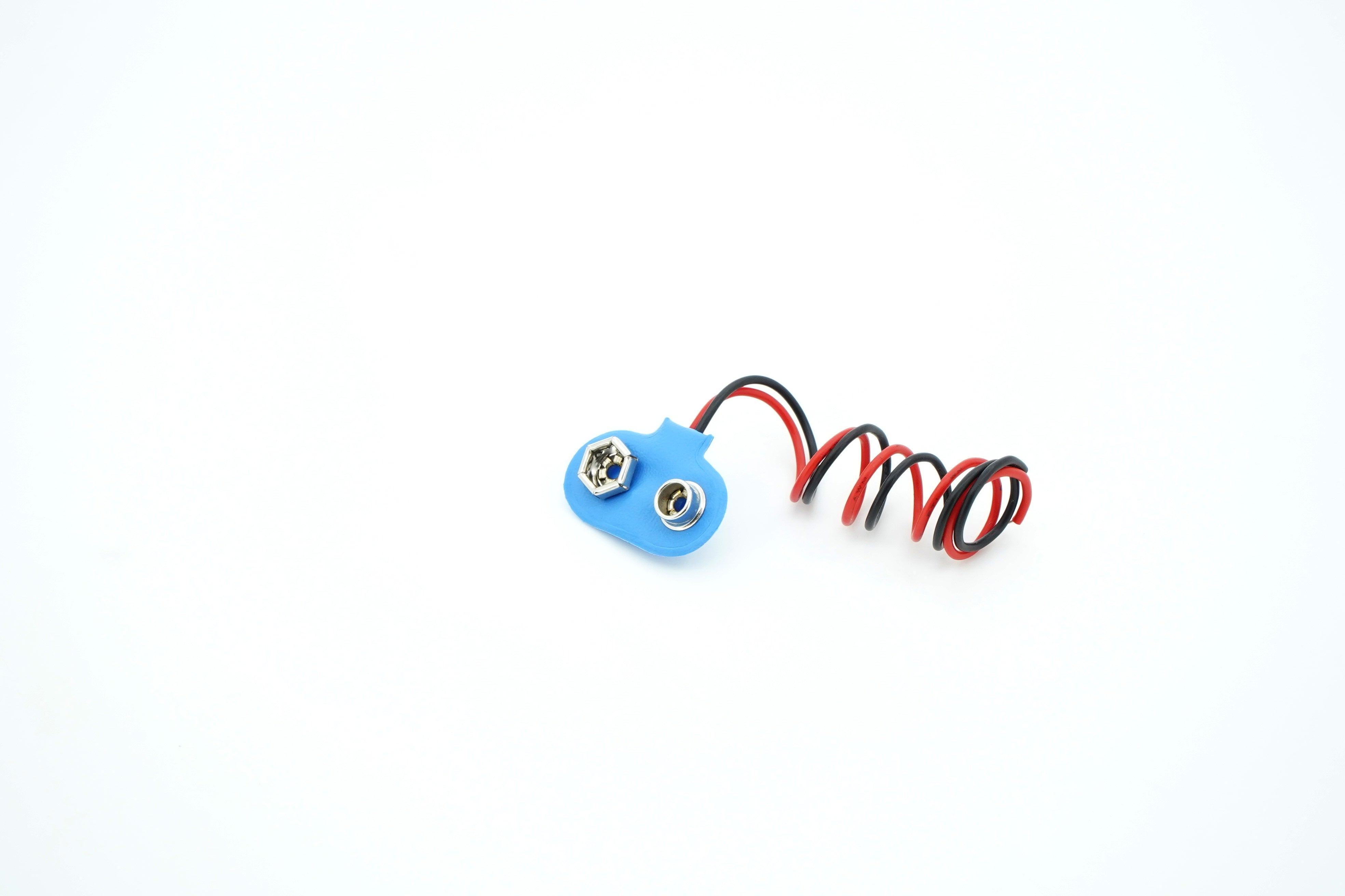 9V Battery Snap Blue