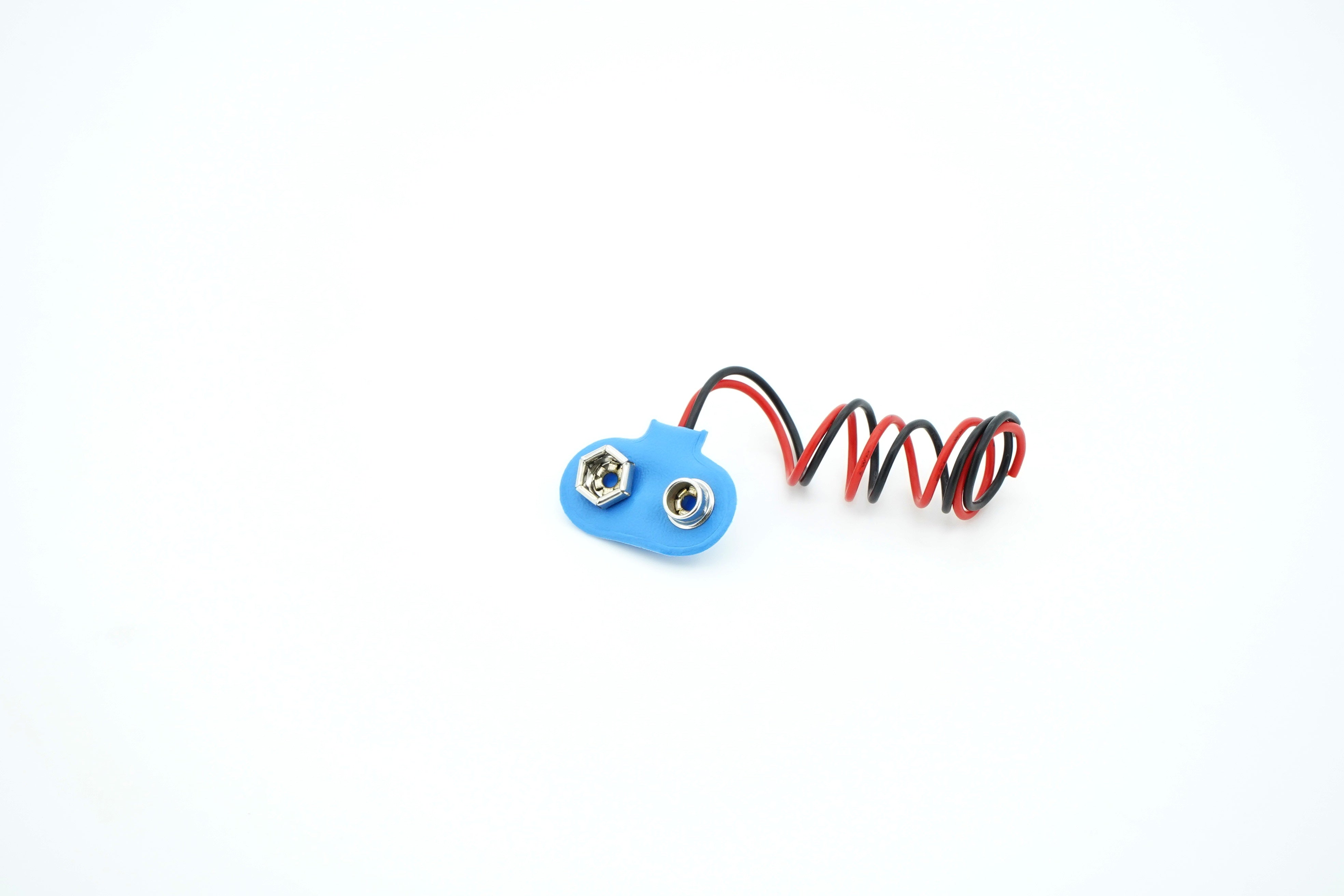 9V Battery Snap Blue