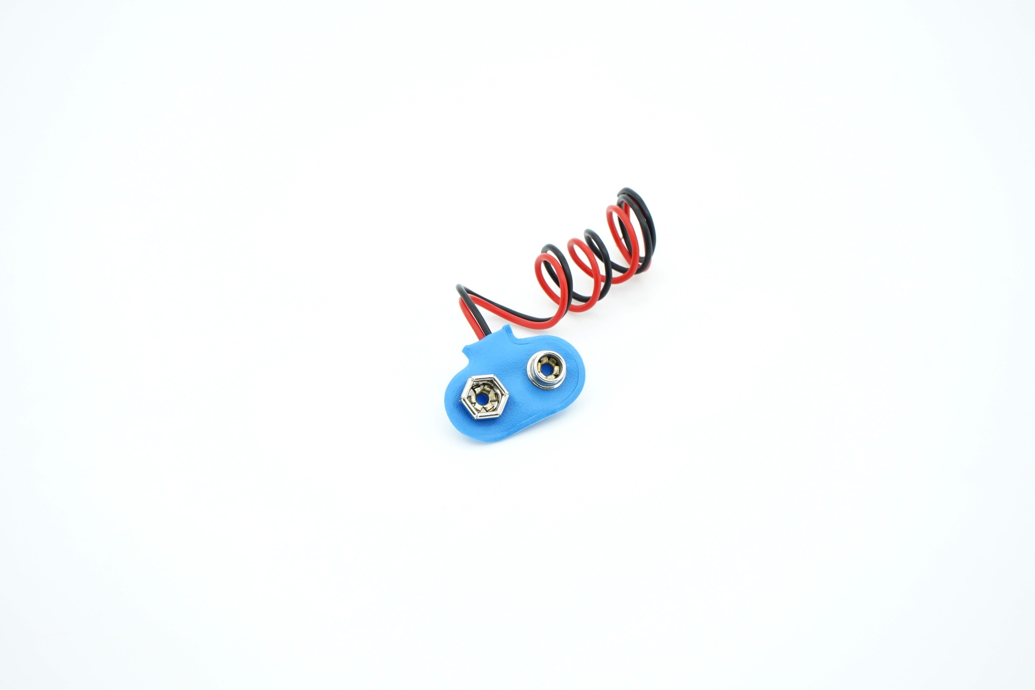 9V Battery Snap Blue