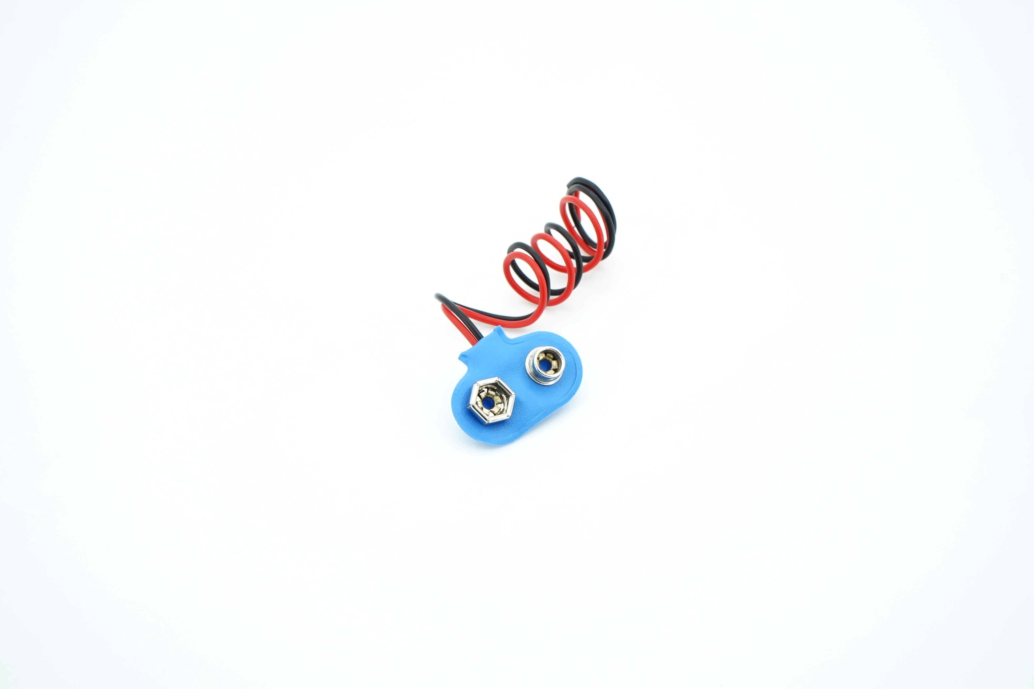 9V Battery Snap Blue