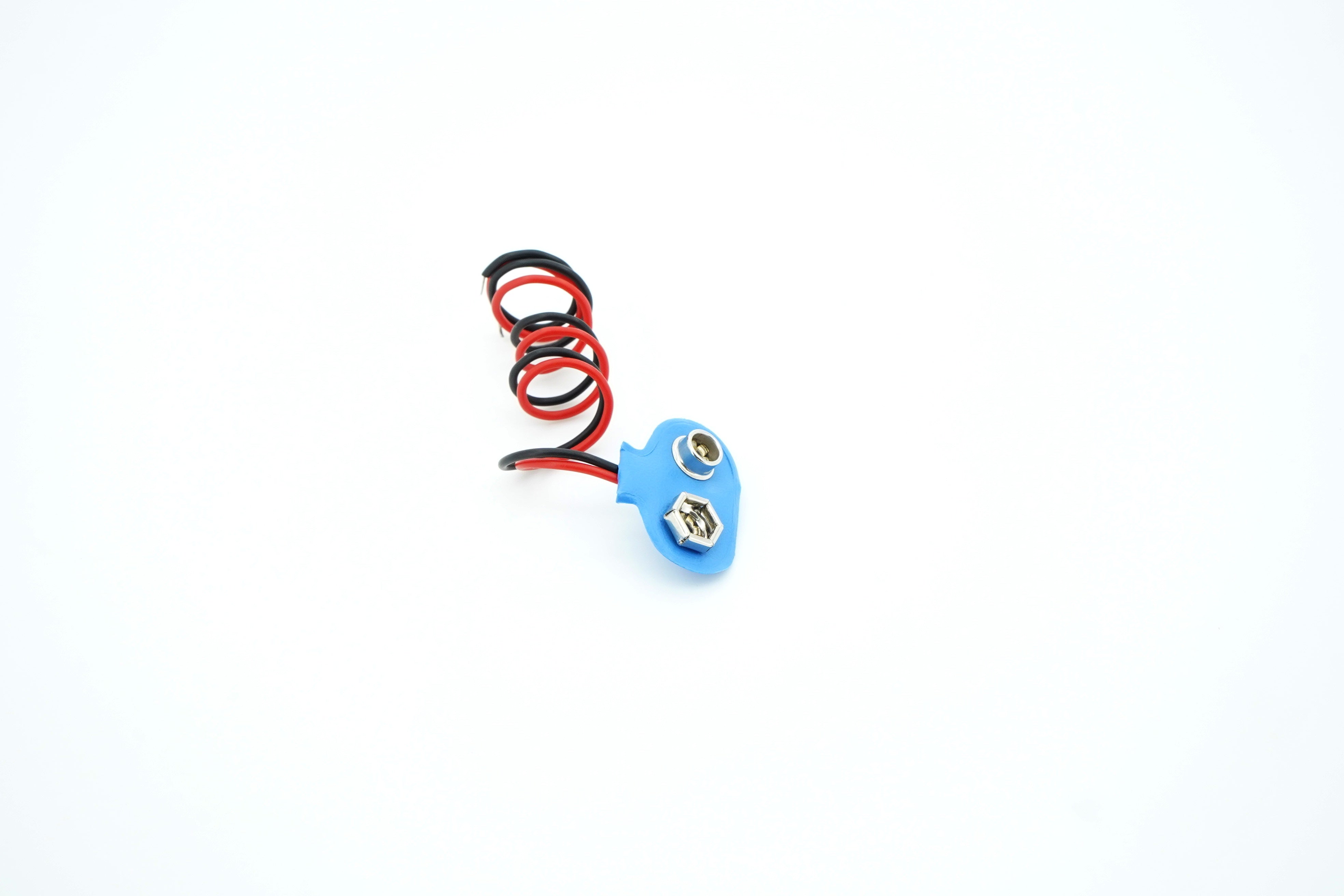 9V Battery Snap Blue