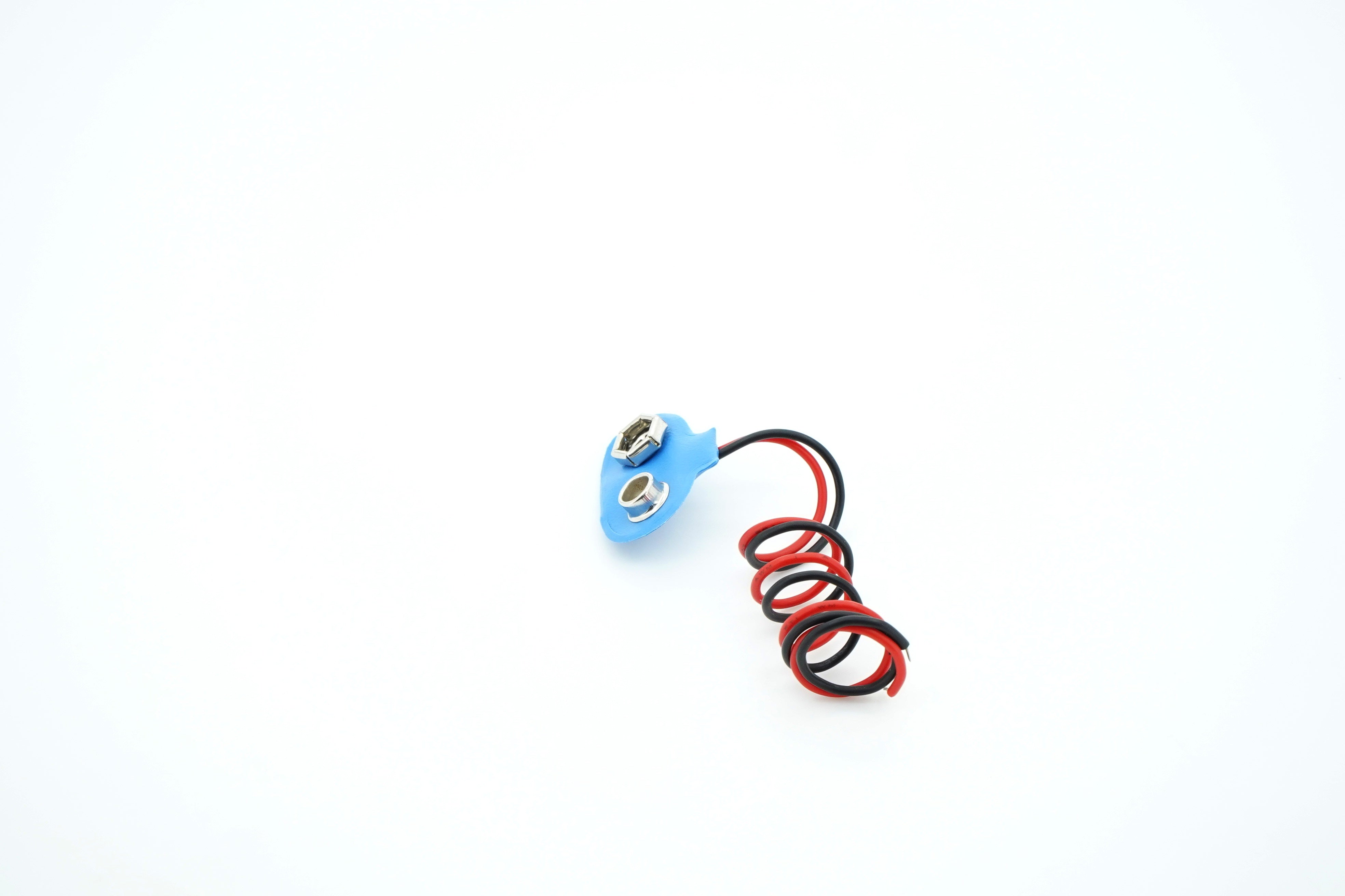 9V Battery Snap Blue