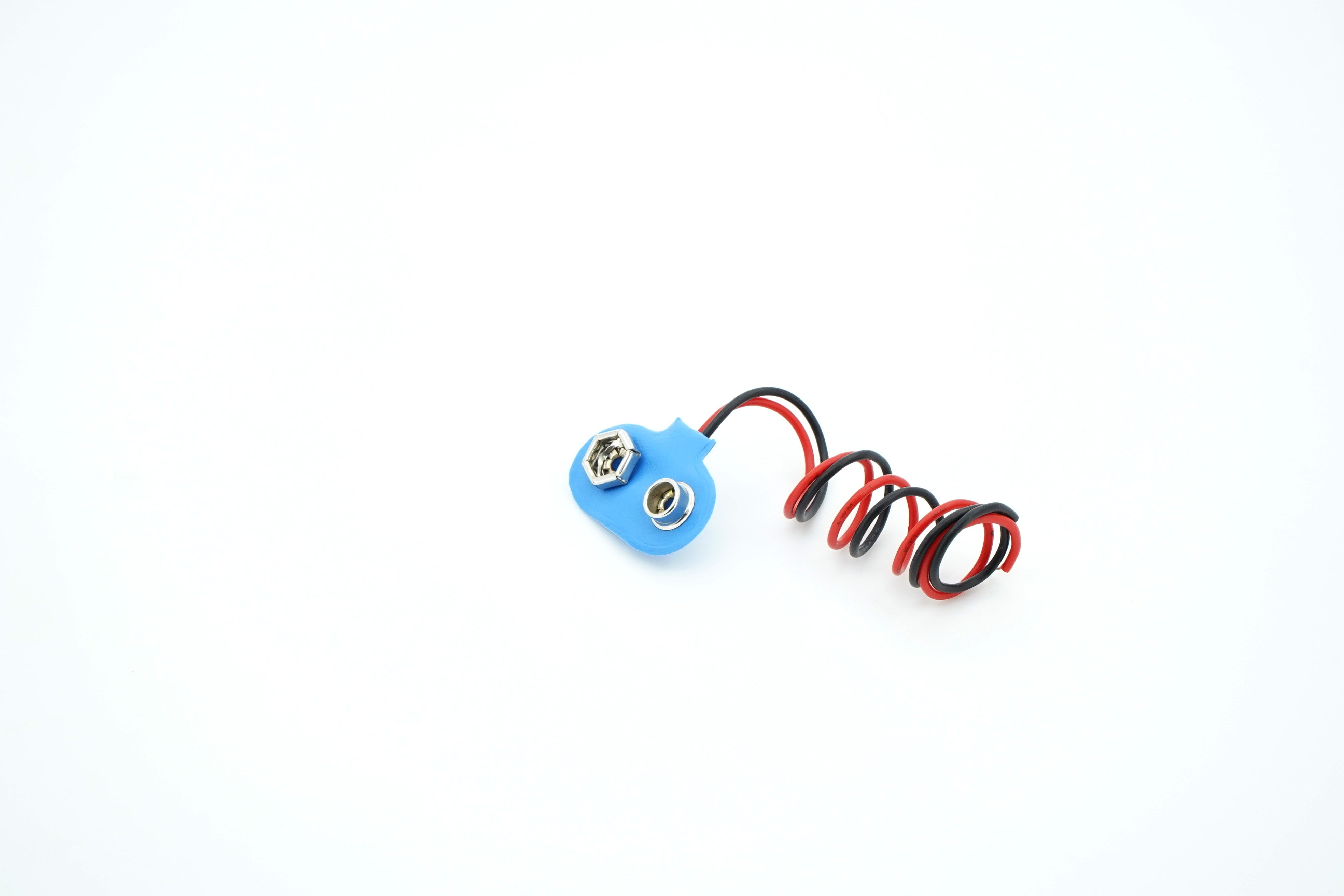 9V Battery Snap Blue