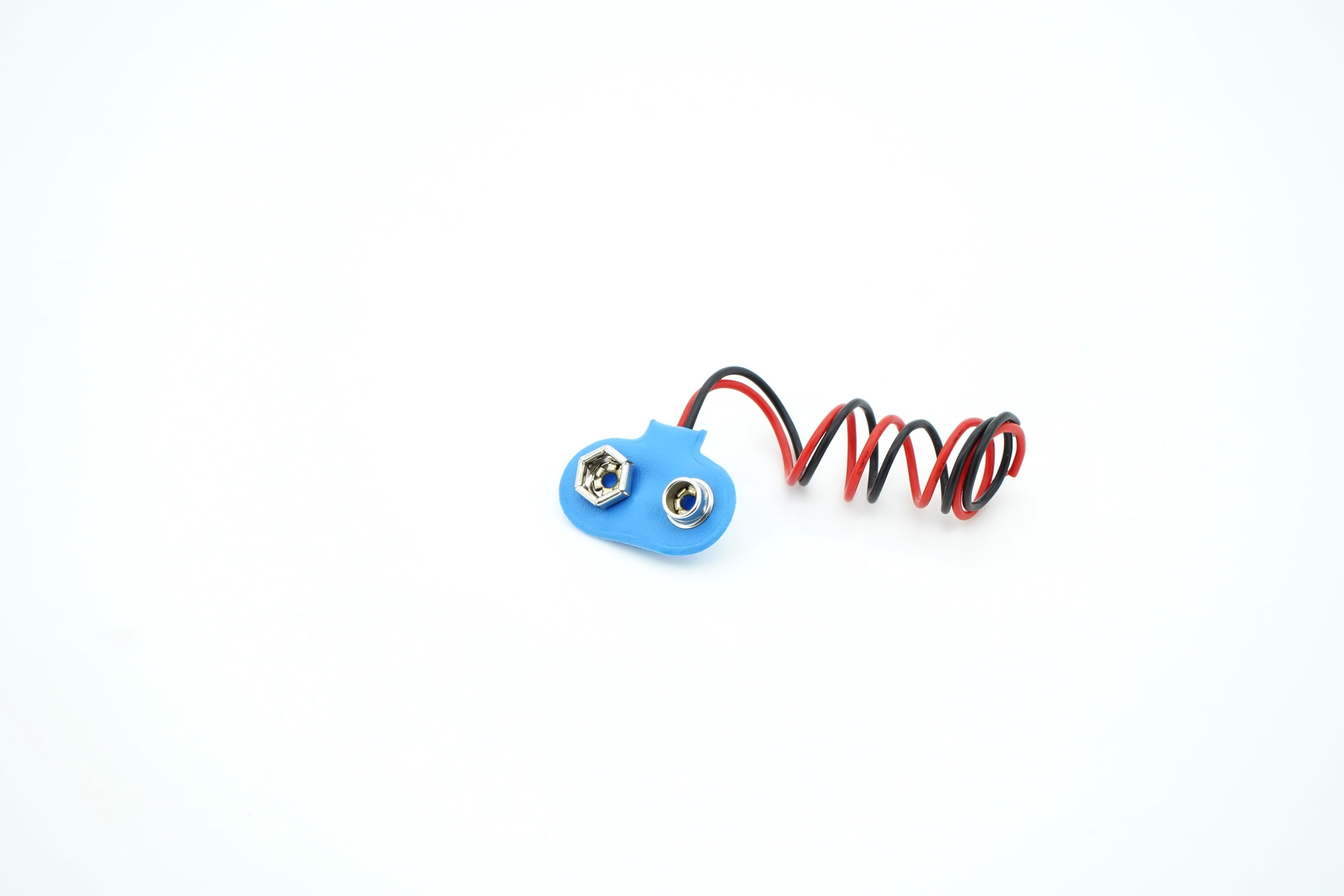 9V Battery Snap Blue
