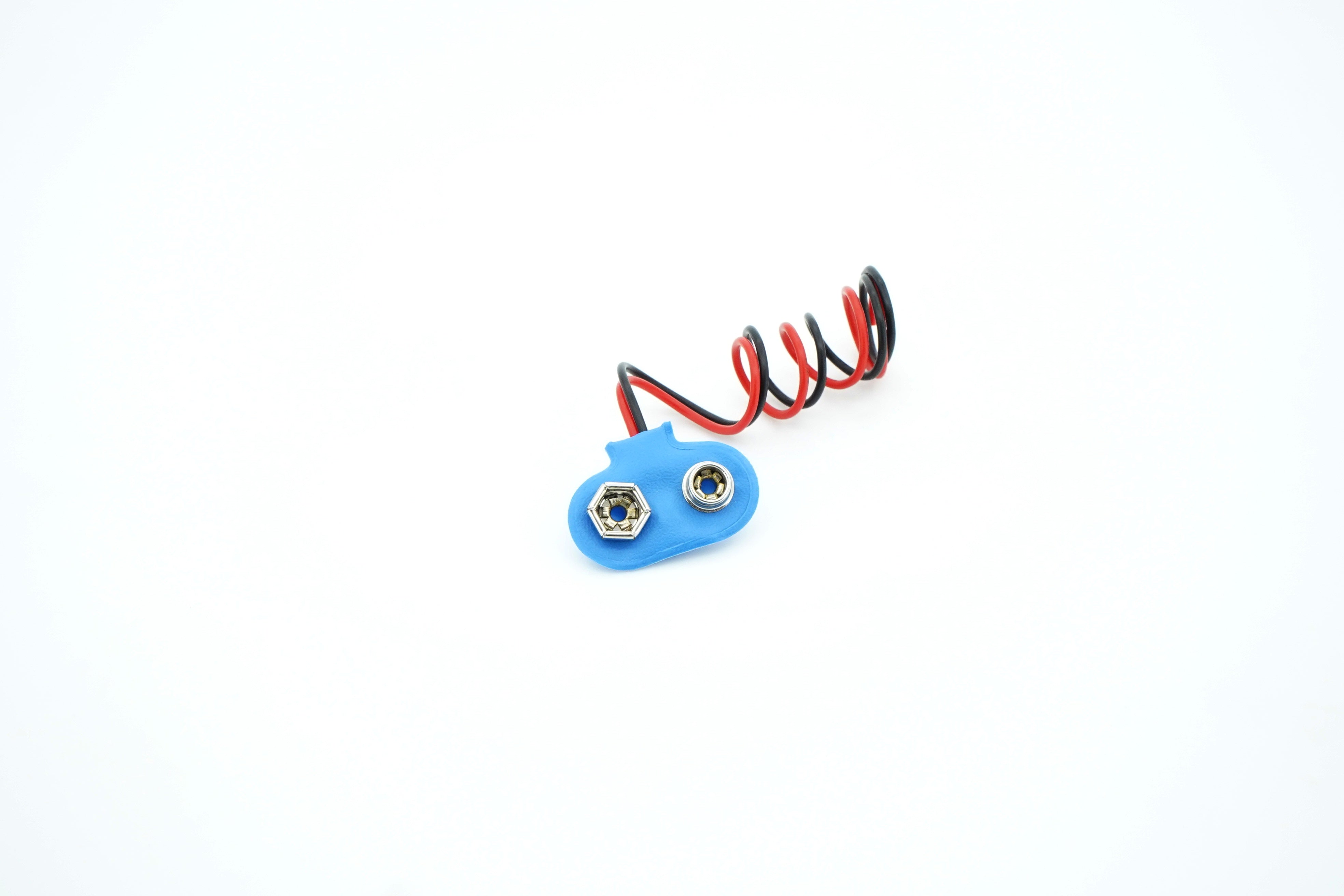 9V Battery Snap Blue