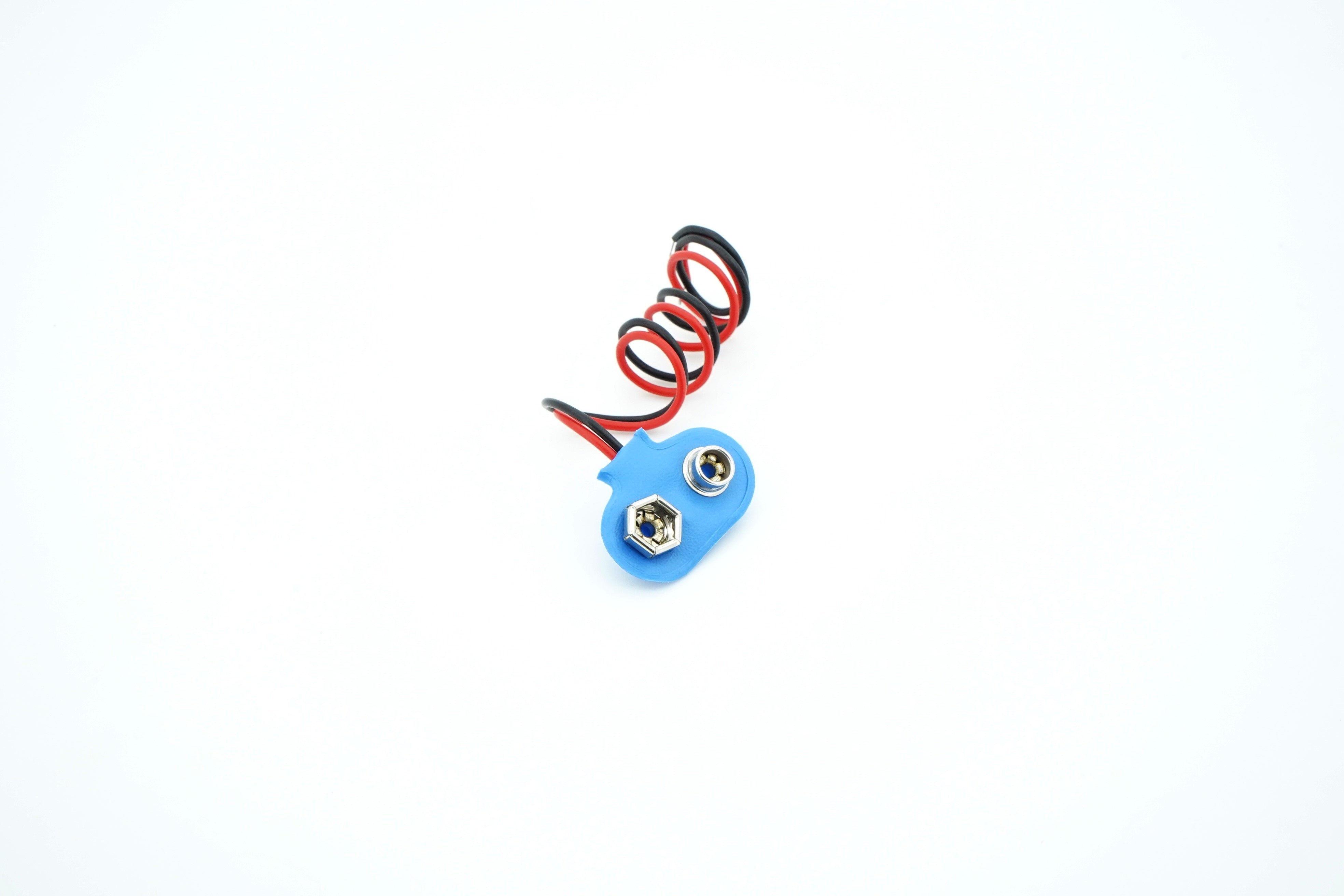 9V Battery Snap Blue