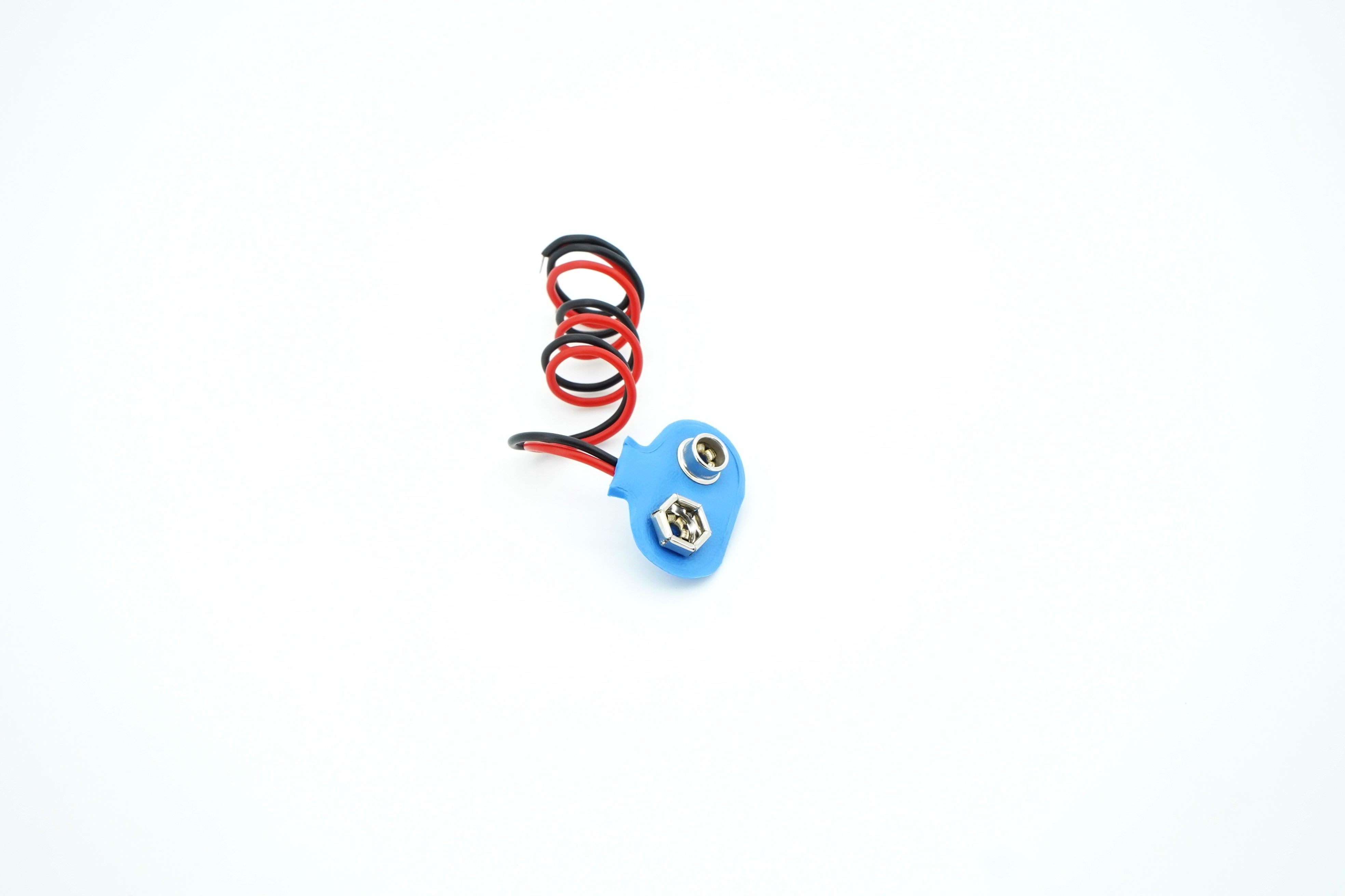 9V Battery Snap Blue