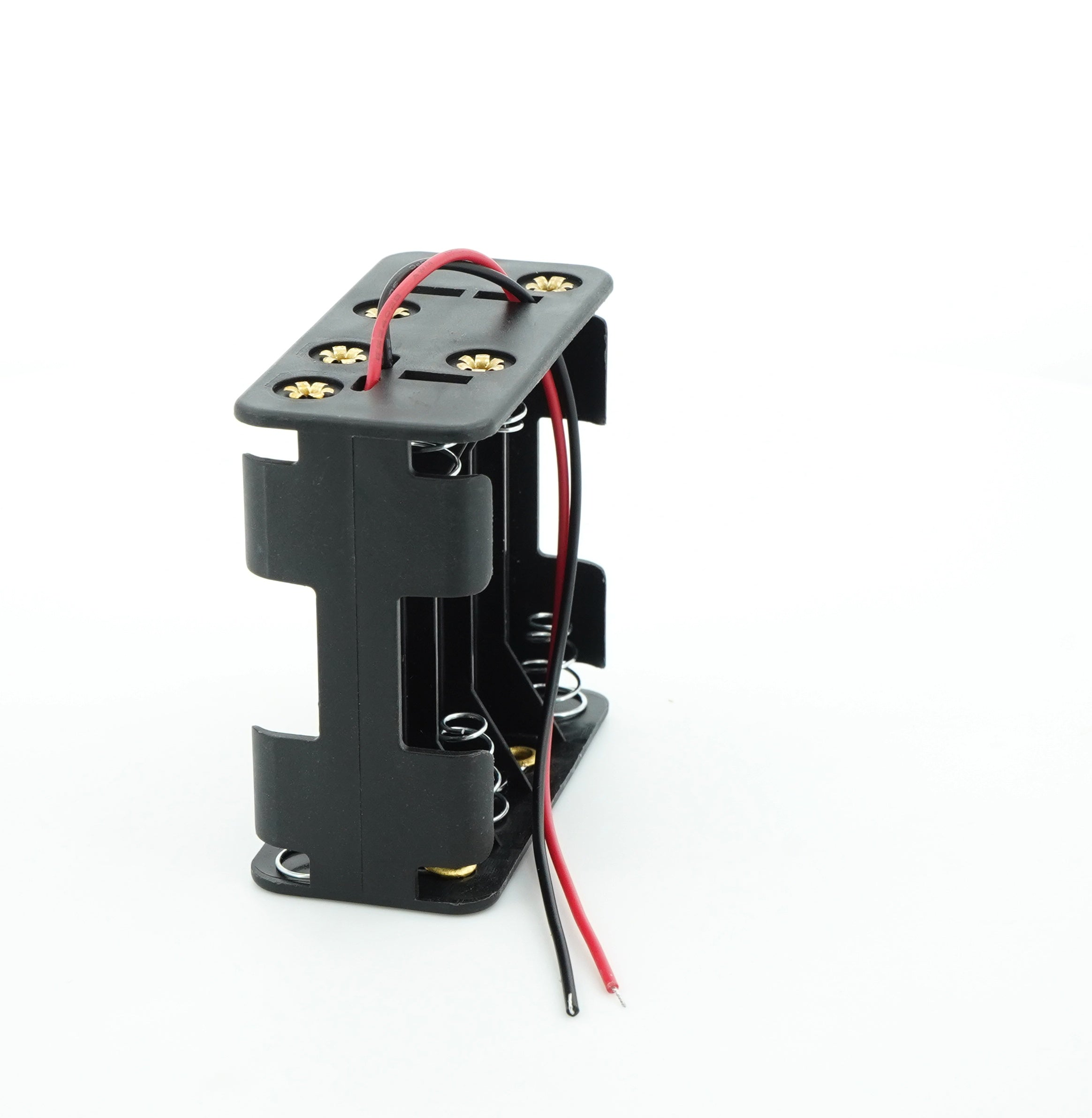 8 x 1.5V AA Battery Case Connector - Front-Back