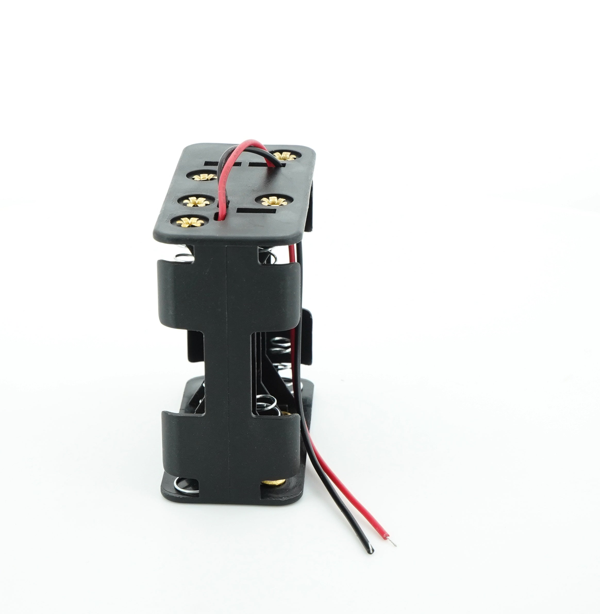 8 x 1.5V AA Battery Case Connector - Front-Back