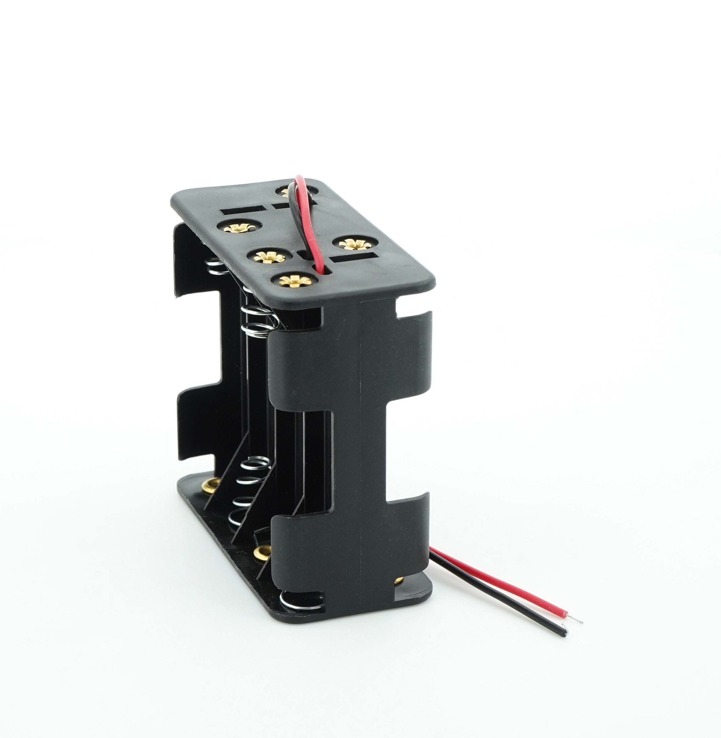 8 x 1.5V AA Battery Case Connector - Front-Back