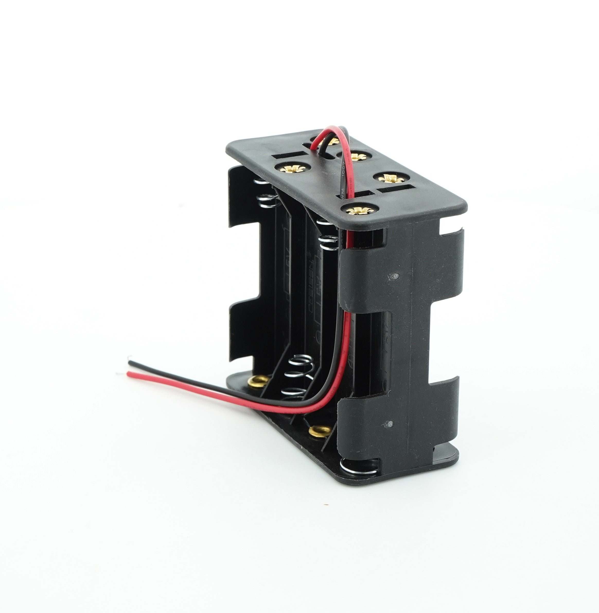 8 x 1.5V AA Battery Case Connector - Front-Back