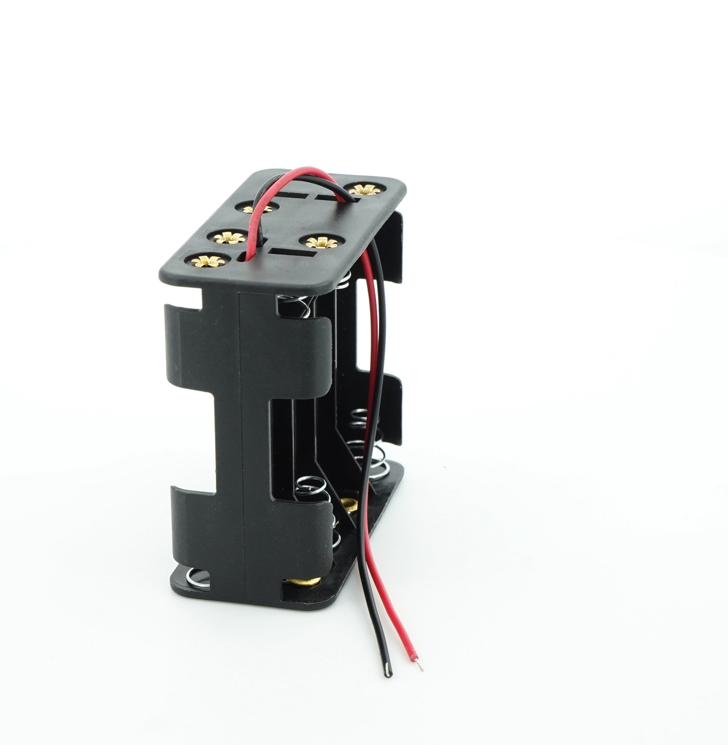 8 x 1.5V AA Battery Case Connector - Front-Back