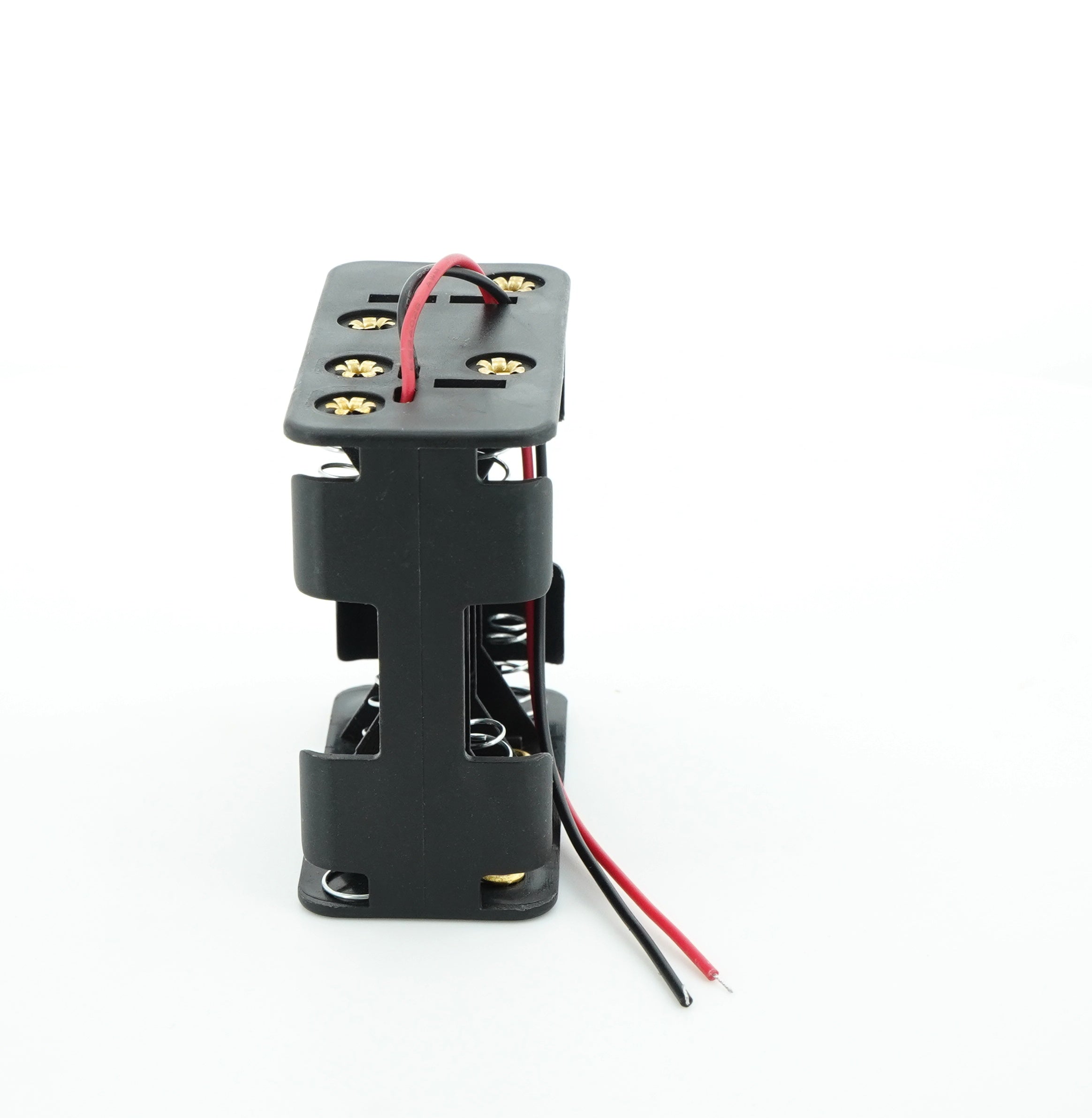 8 x 1.5V AA Battery Case Connector - Front-Back