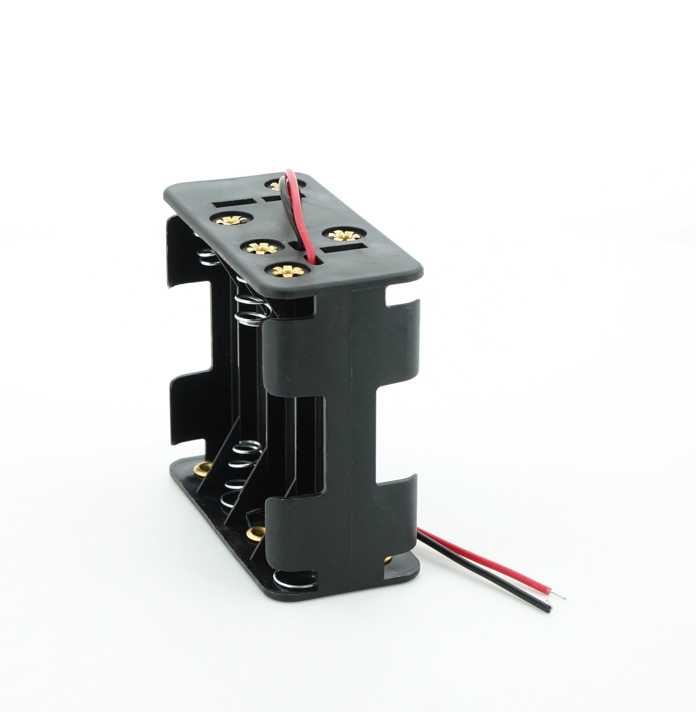 8 x 1.5V AA Battery Case Connector - Front-Back
