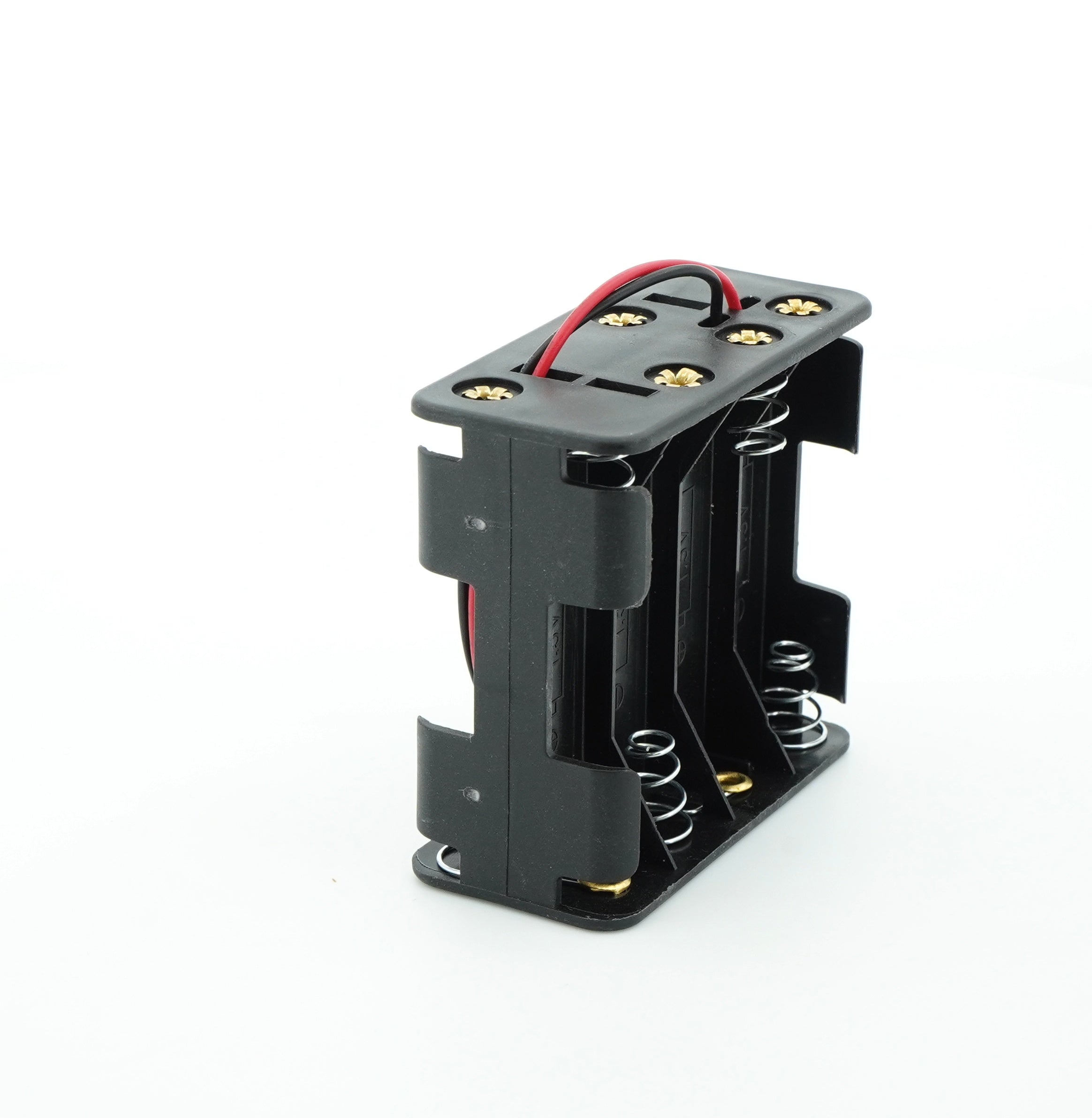 8 x 1.5V AA Battery Case Connector - Front-Back
