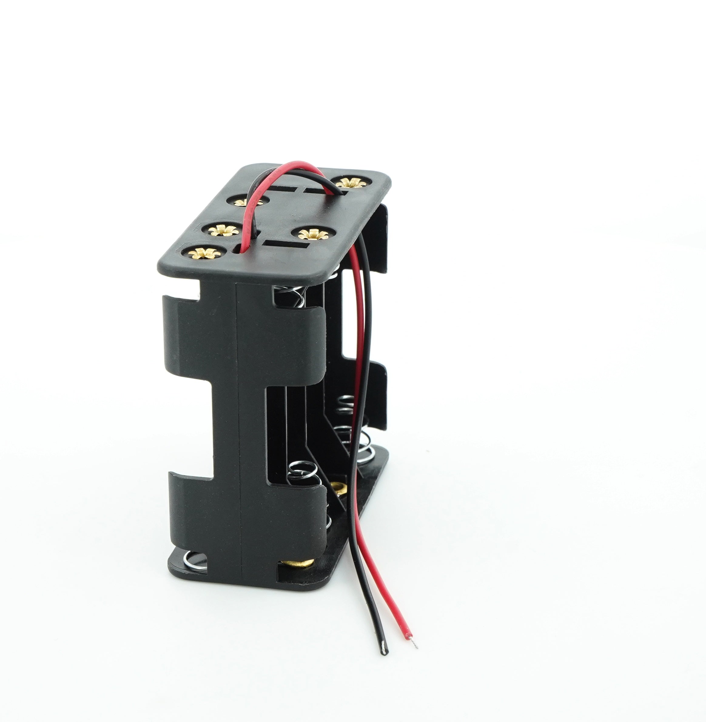 8 x 1.5V AA Battery Case Connector - Front-Back