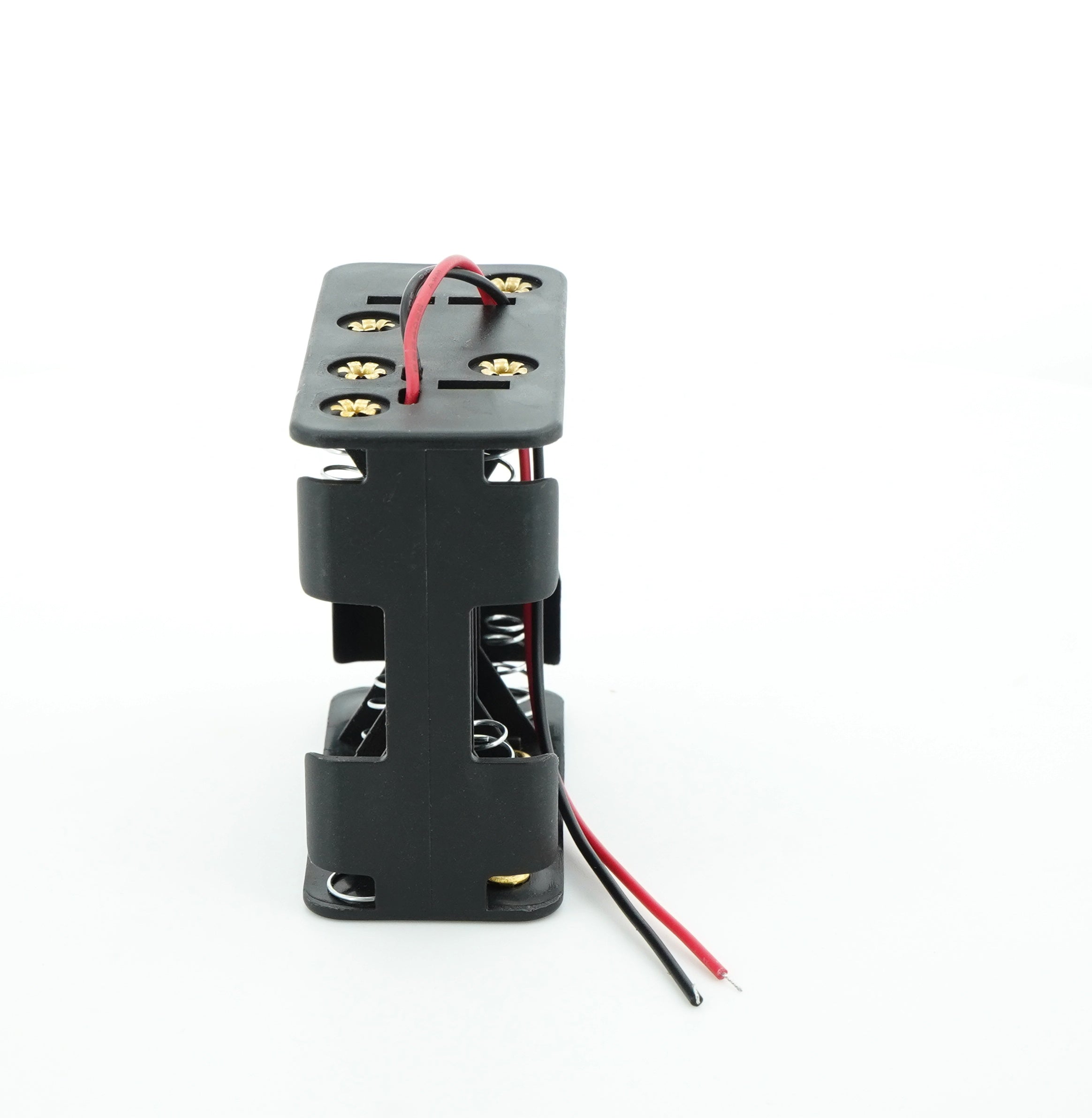 8 x 1.5V AA Battery Case Connector - Front-Back
