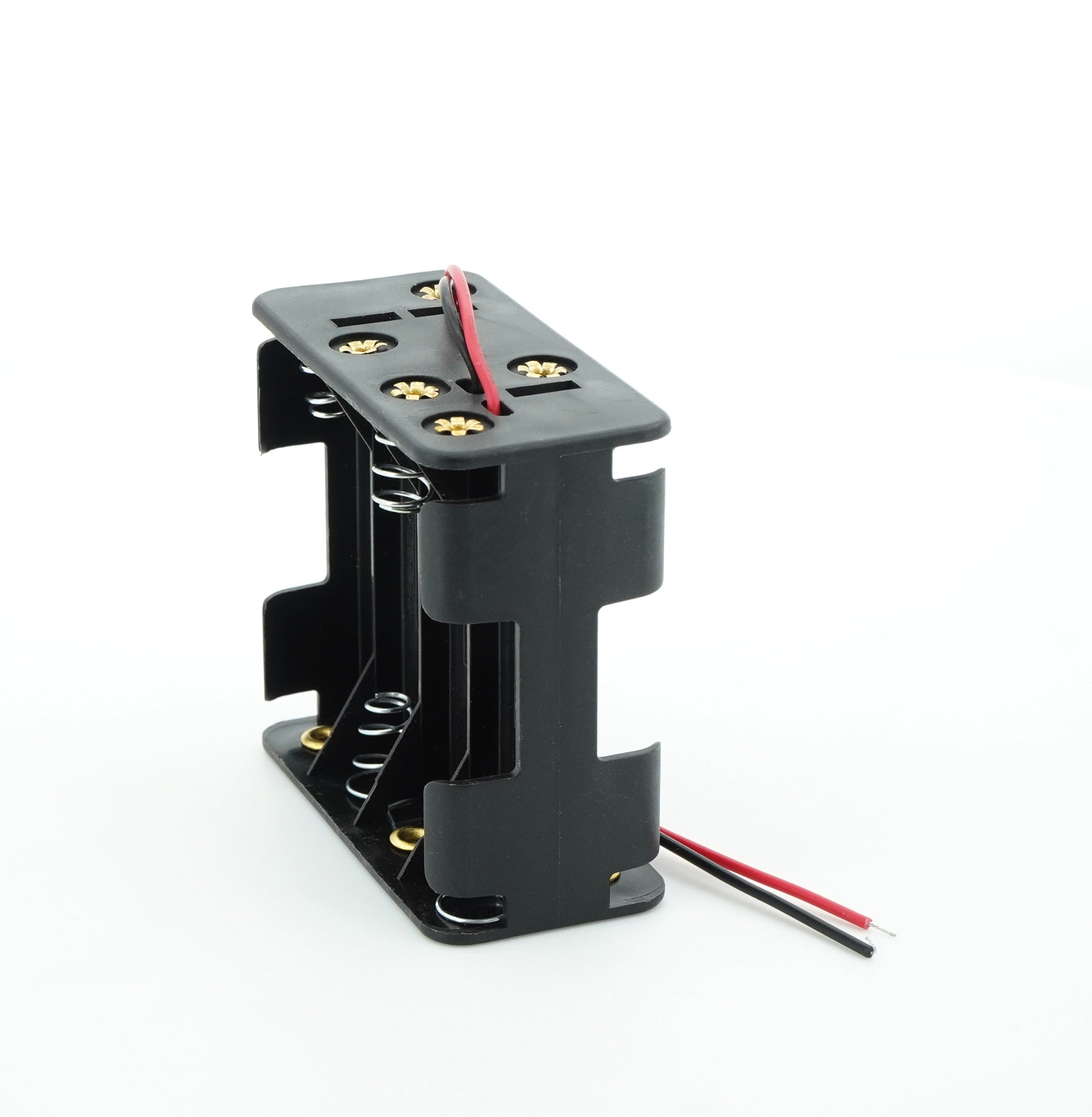 8 x 1.5V AA Battery Case Connector - Front-Back