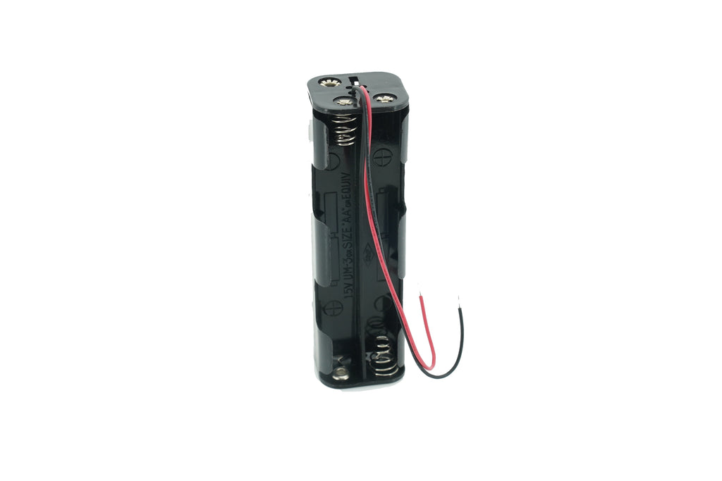 8 x 1.5V AA Battery Strip Case Connector - Long Front-Back