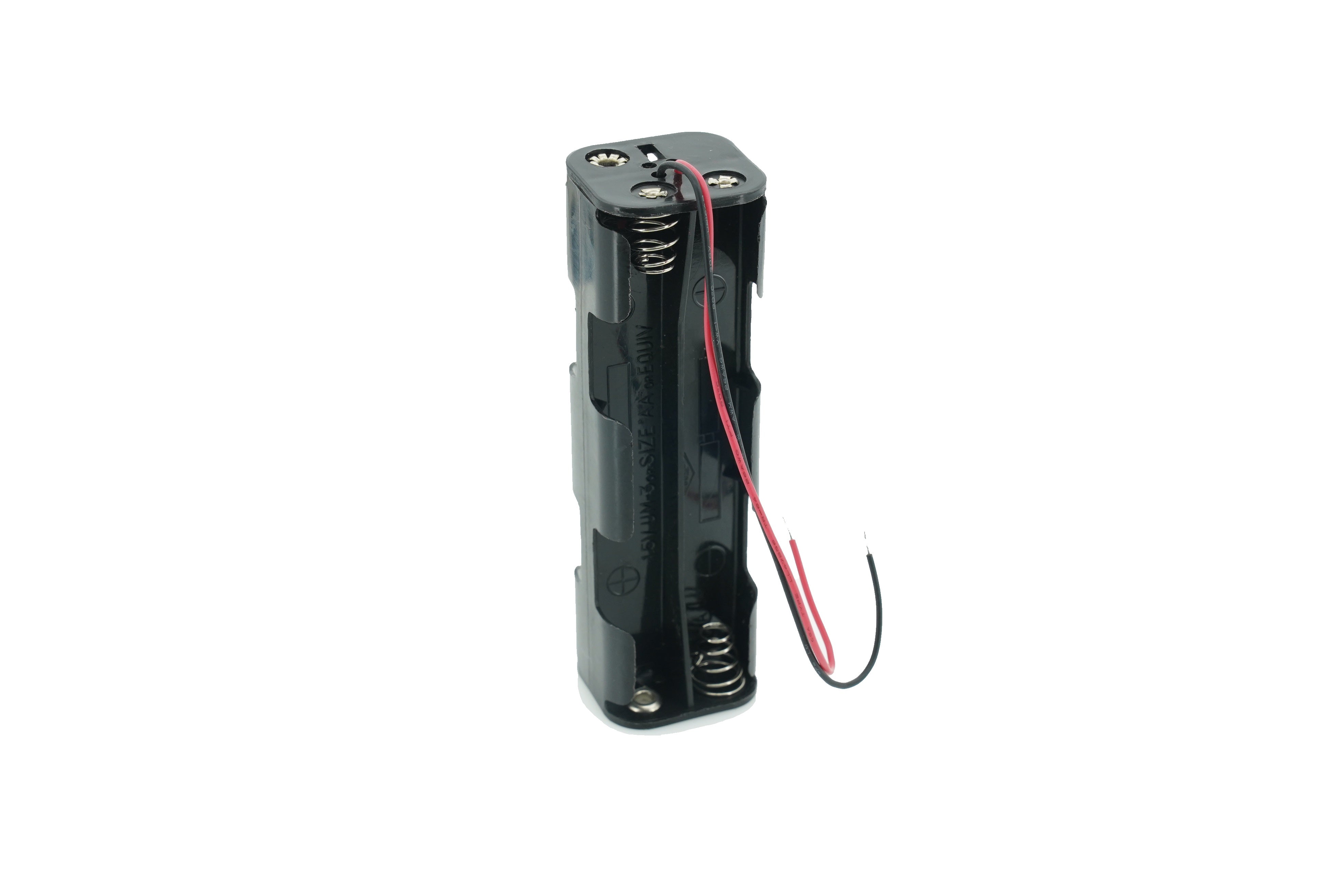 8 x 1.5V AA Battery Strip Case Connector - Long Front-Back