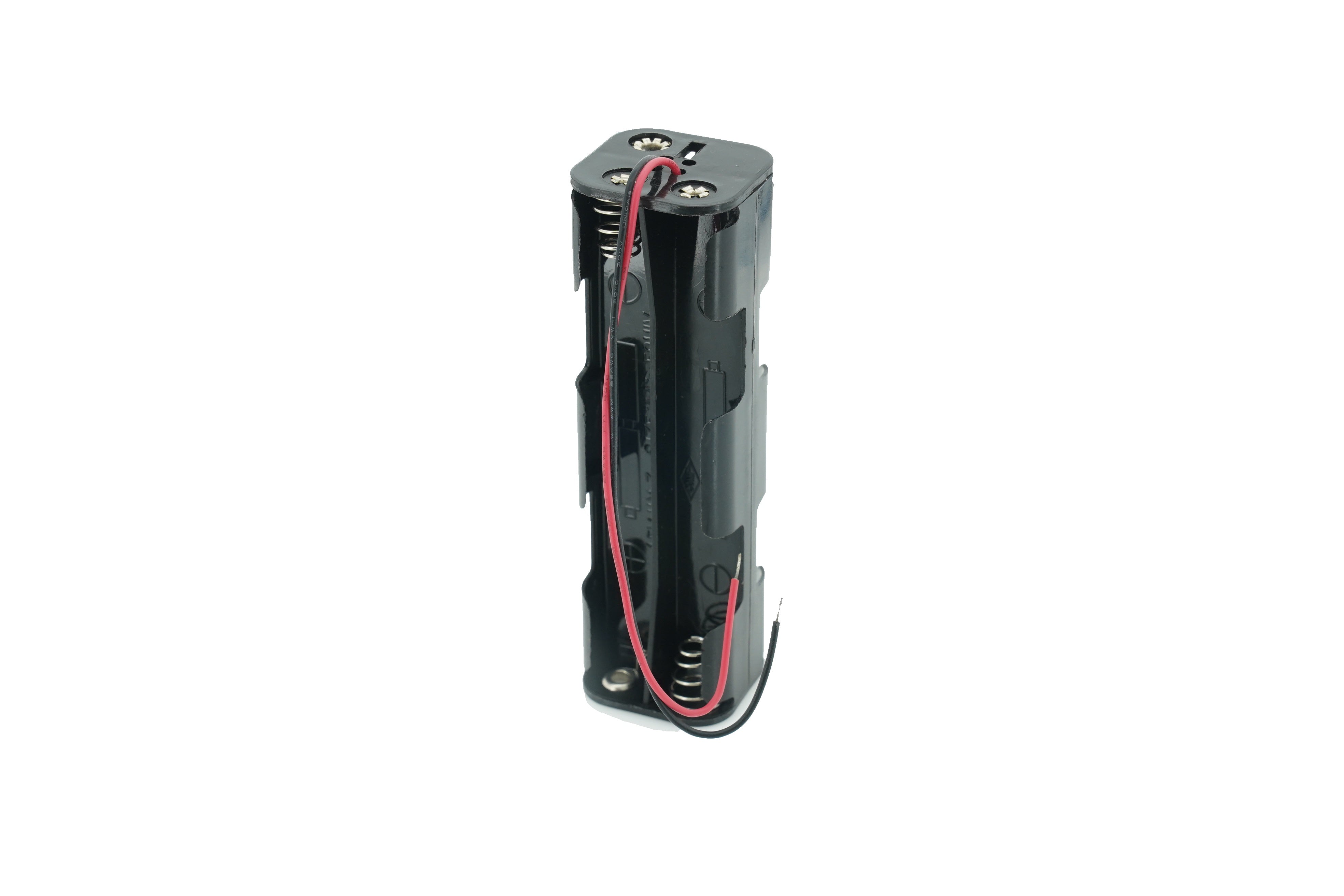 8 x 1.5V AA Battery Strip Case Connector - Long Front-Back
