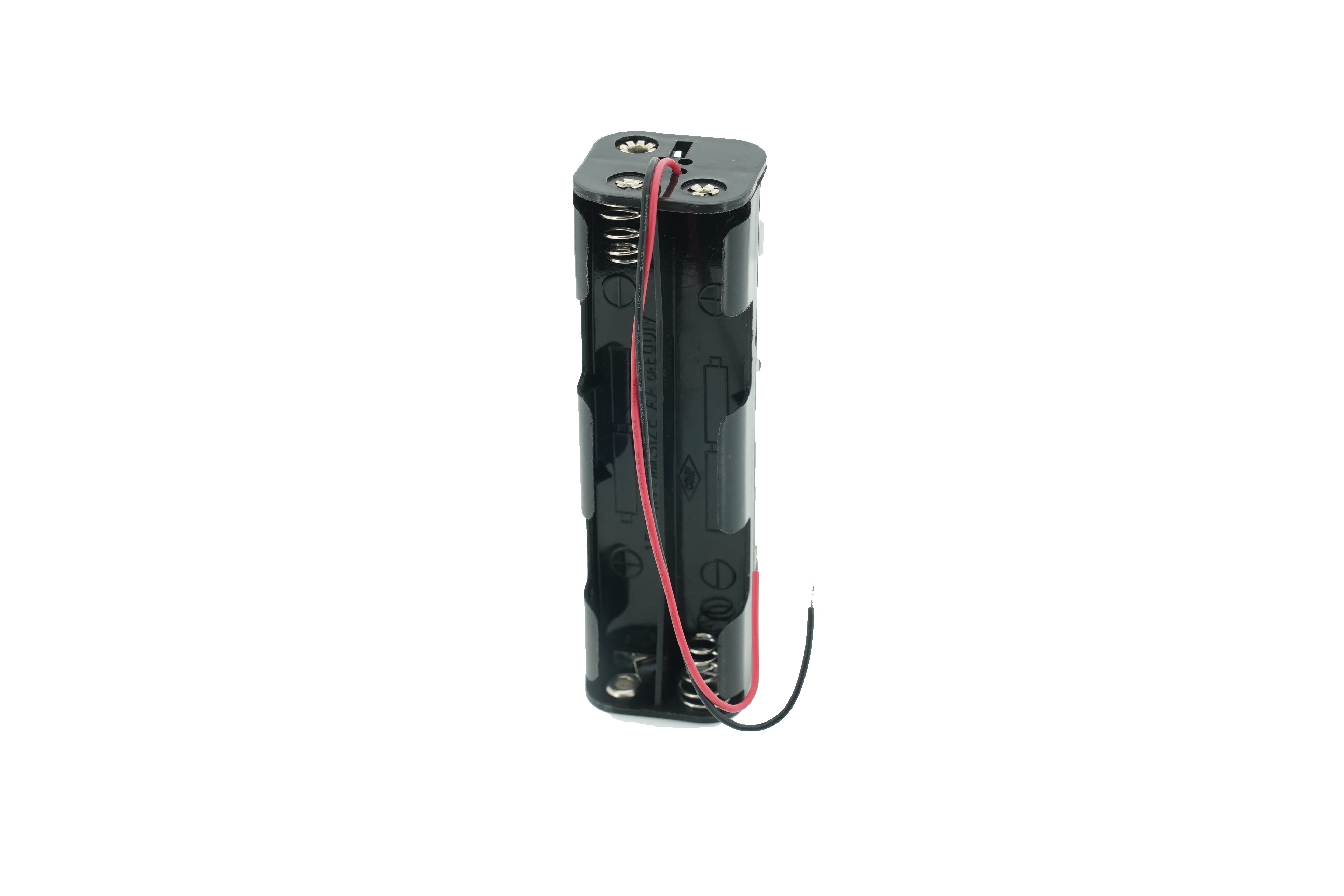 8 x 1.5V AA Battery Strip Case Connector - Long Front-Back