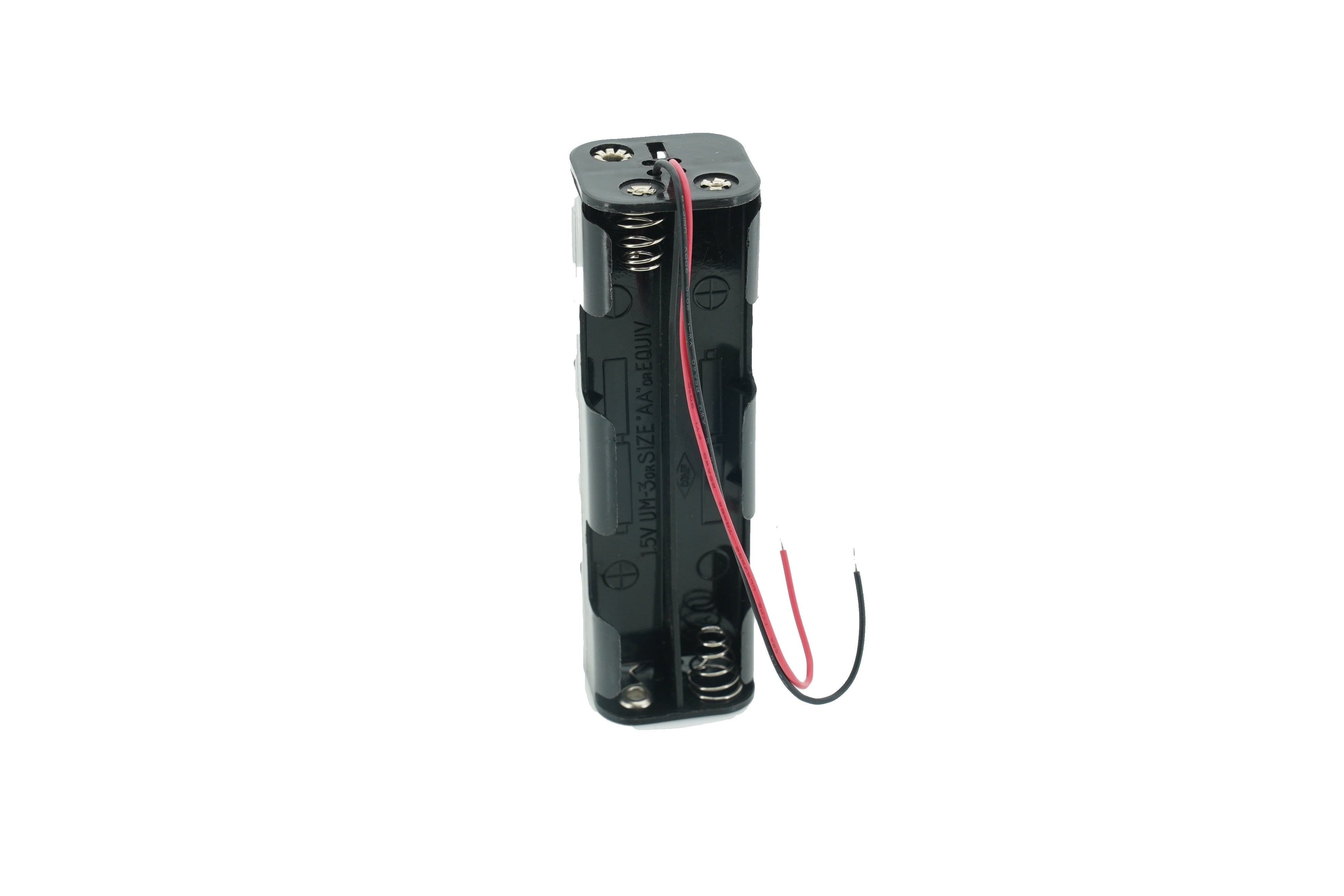 8 x 1.5V AA Battery Strip Case Connector - Long Front-Back