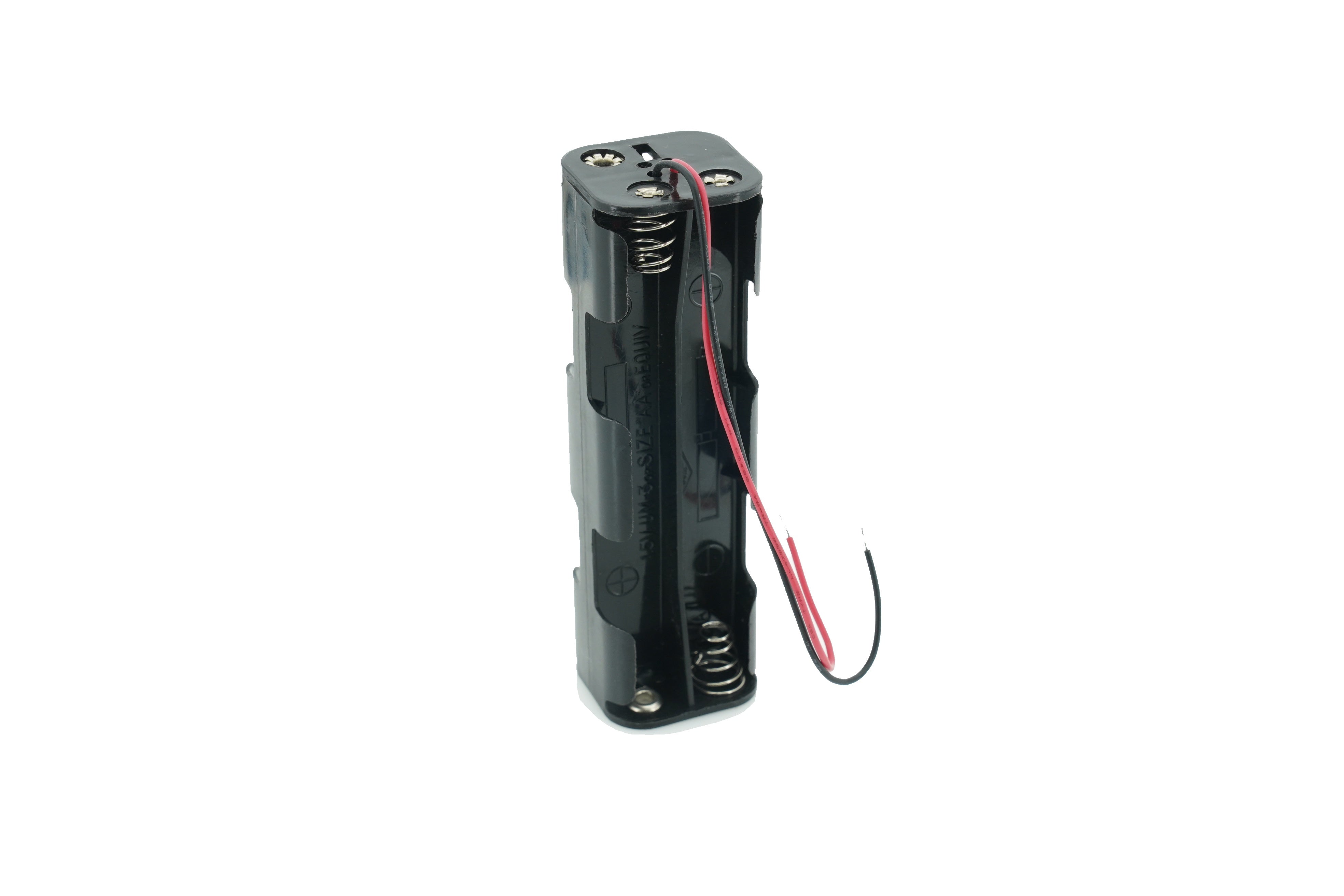8 x 1.5V AA Battery Strip Case Connector - Long Front-Back