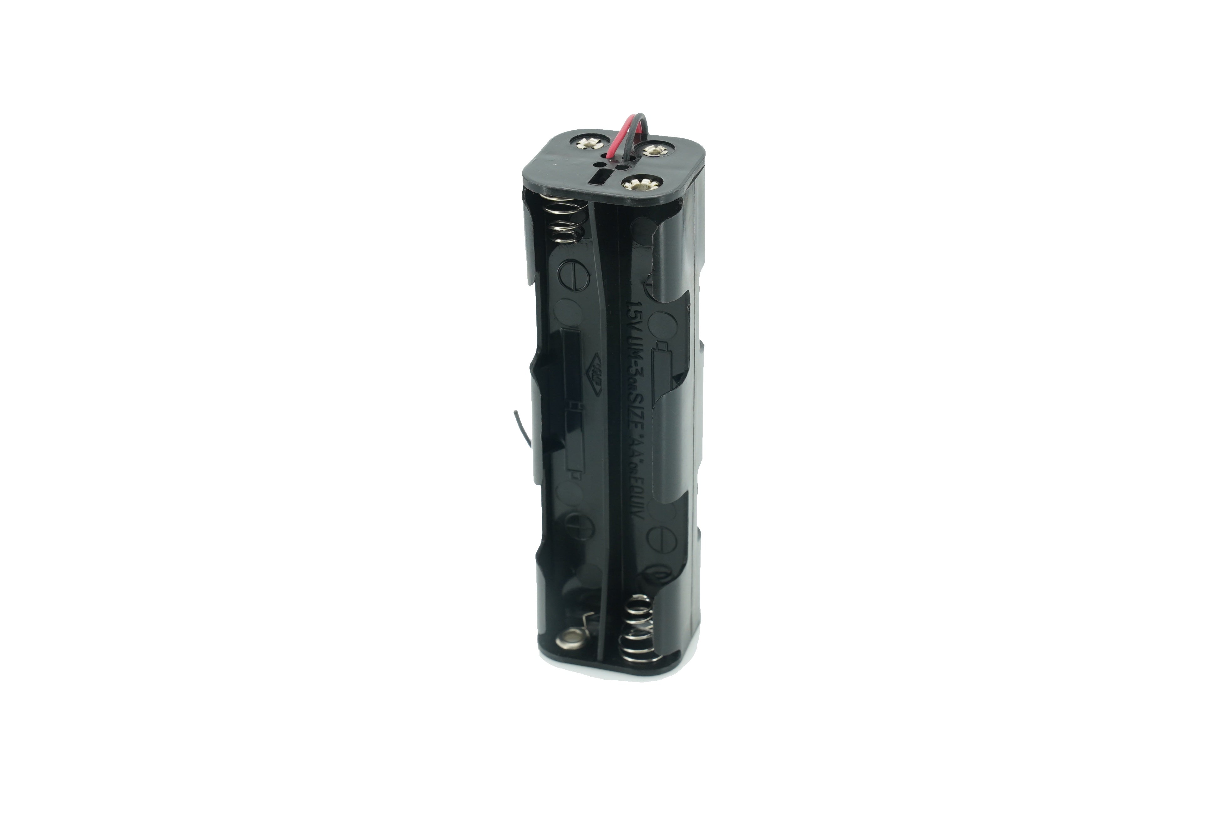 8 x 1.5V AA Battery Strip Case Connector - Long Front-Back