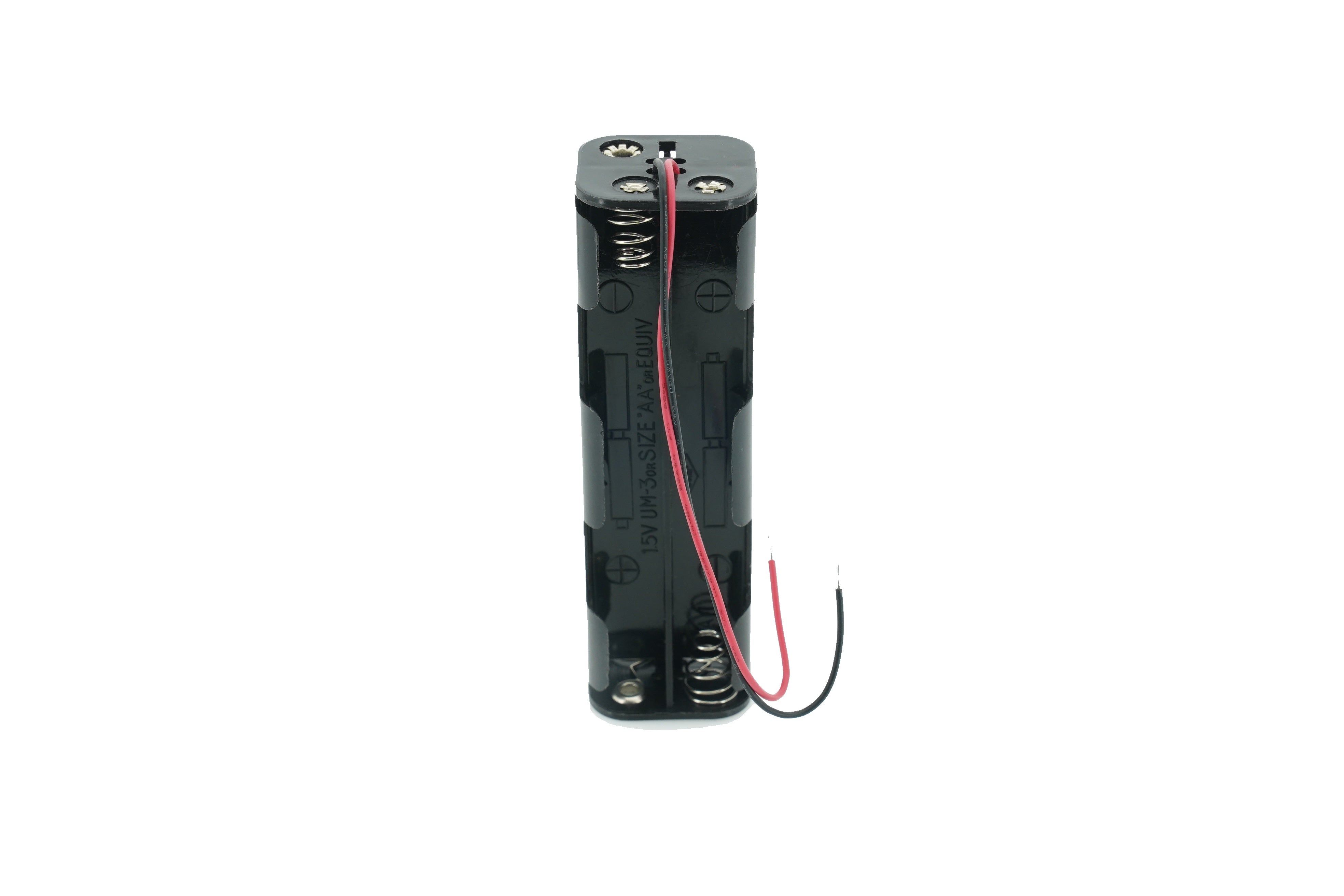 8 x 1.5V AA Battery Strip Case Connector - Long Front-Back