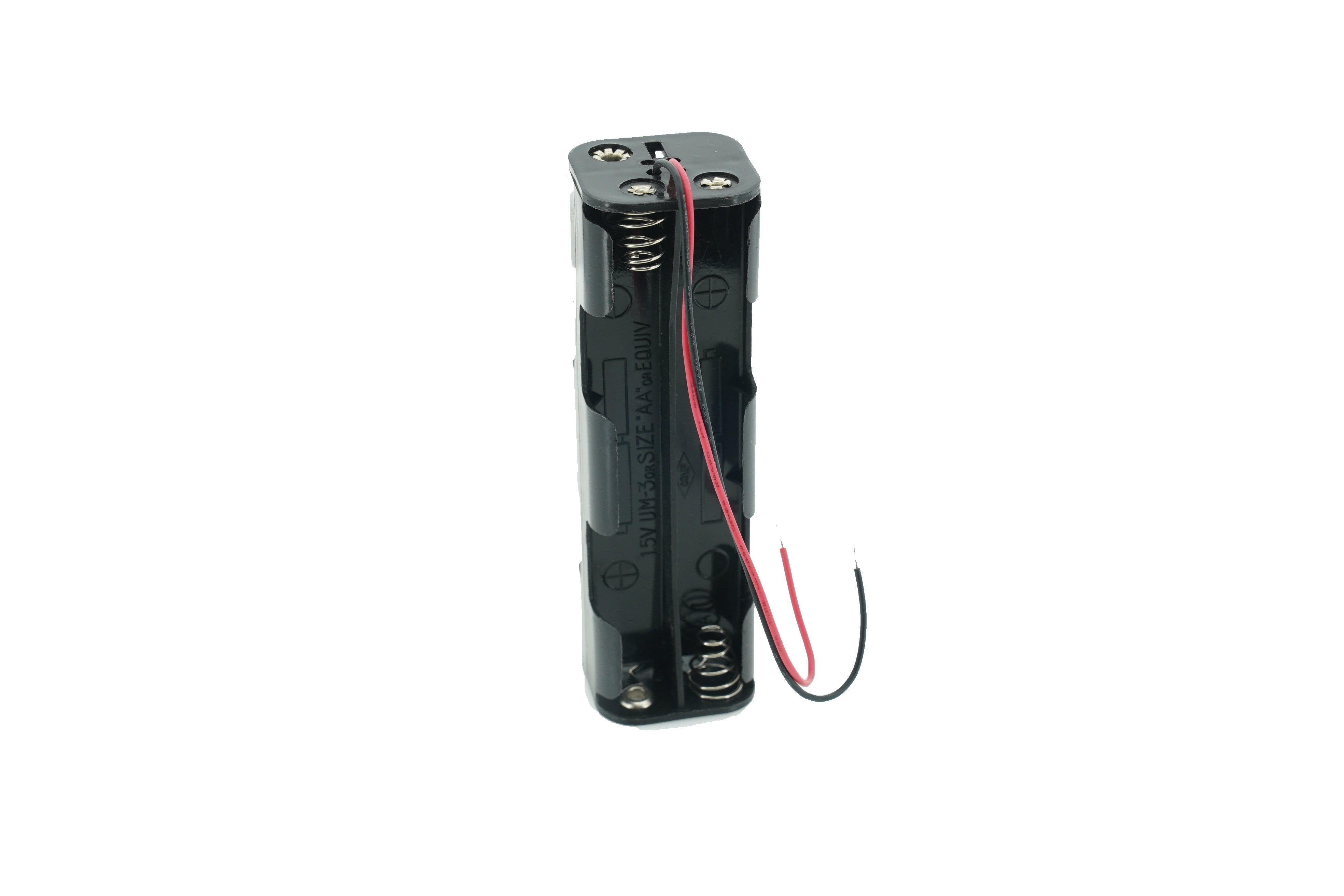 8 x 1.5V AA Battery Strip Case Connector - Long Front-Back