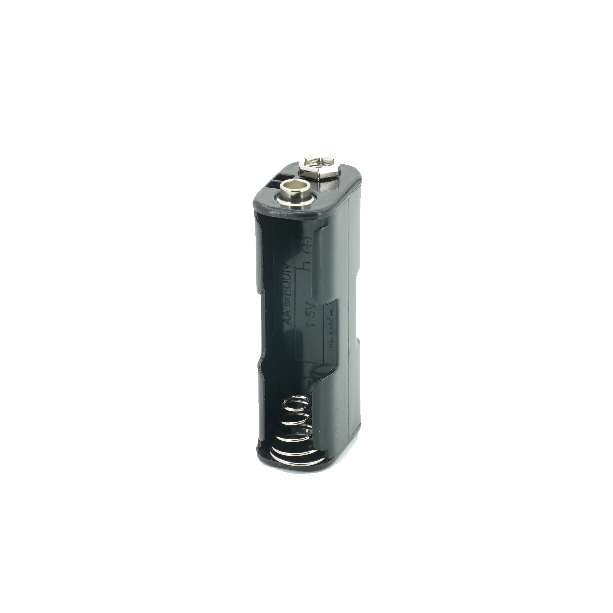 2 x 1.5V AA Battery Case Connector - Front & Back