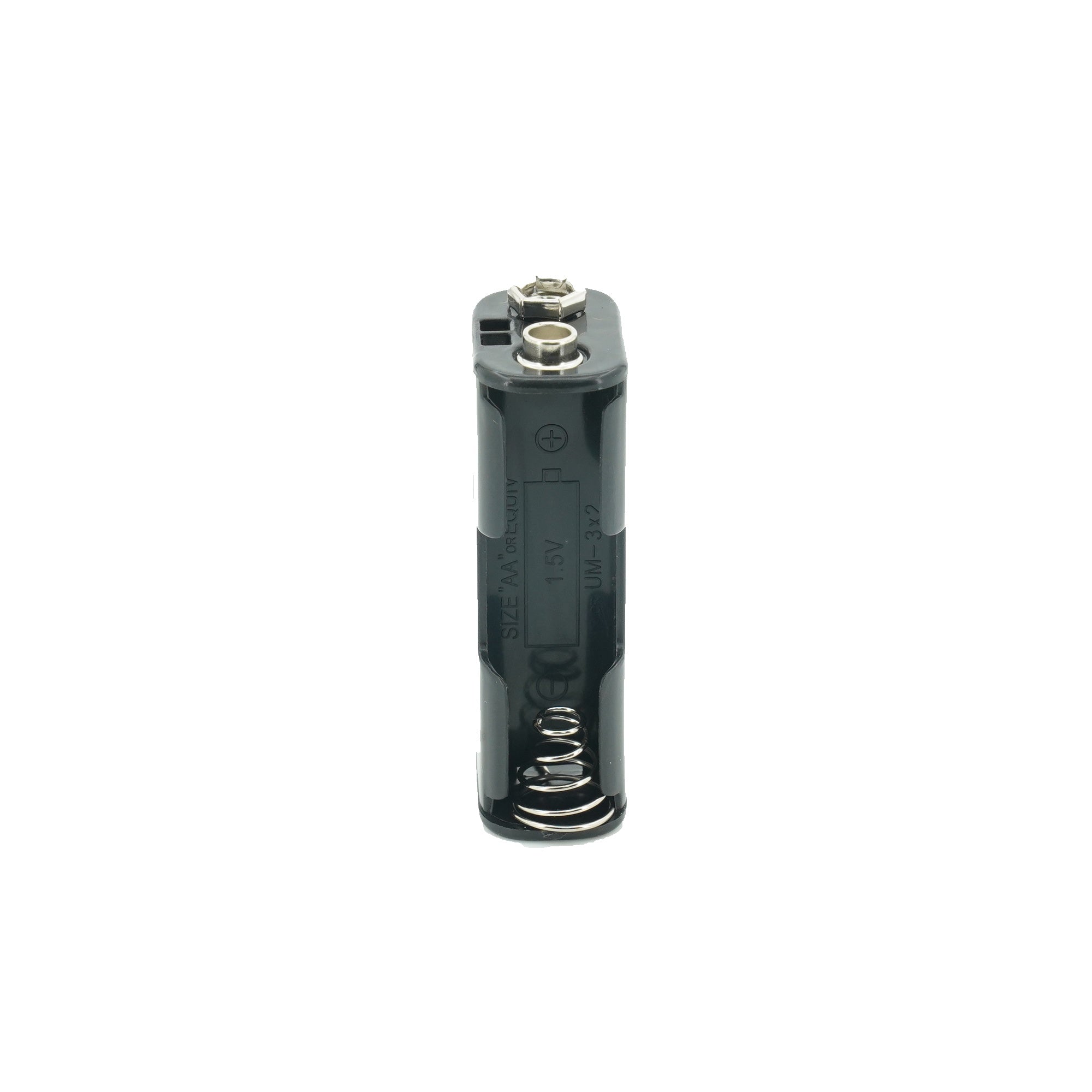 2 x 1.5V AA Battery Case Connector - Front & Back