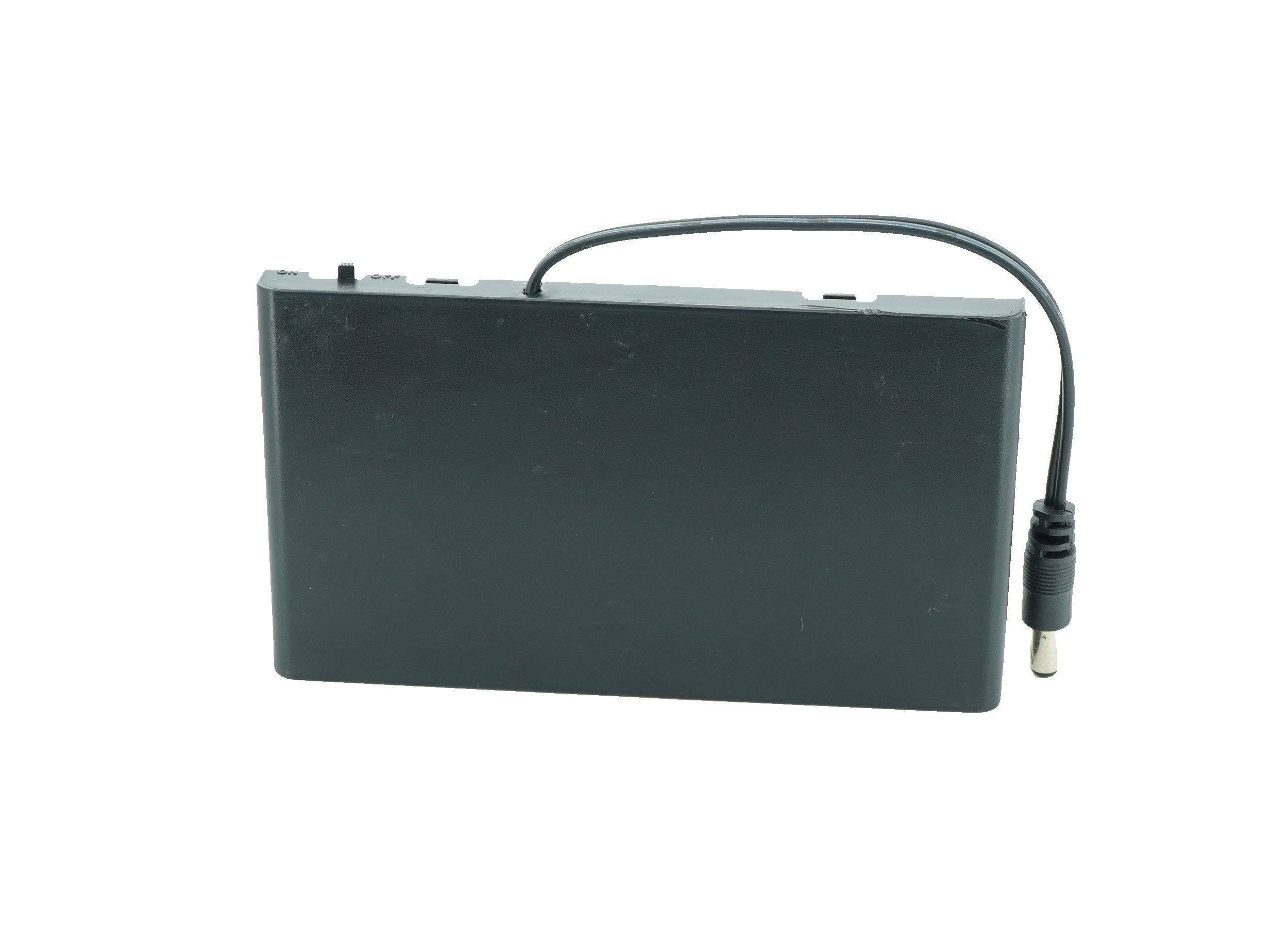 8 x 1.5V AA Battery Case Connector with Cover + DC Pin