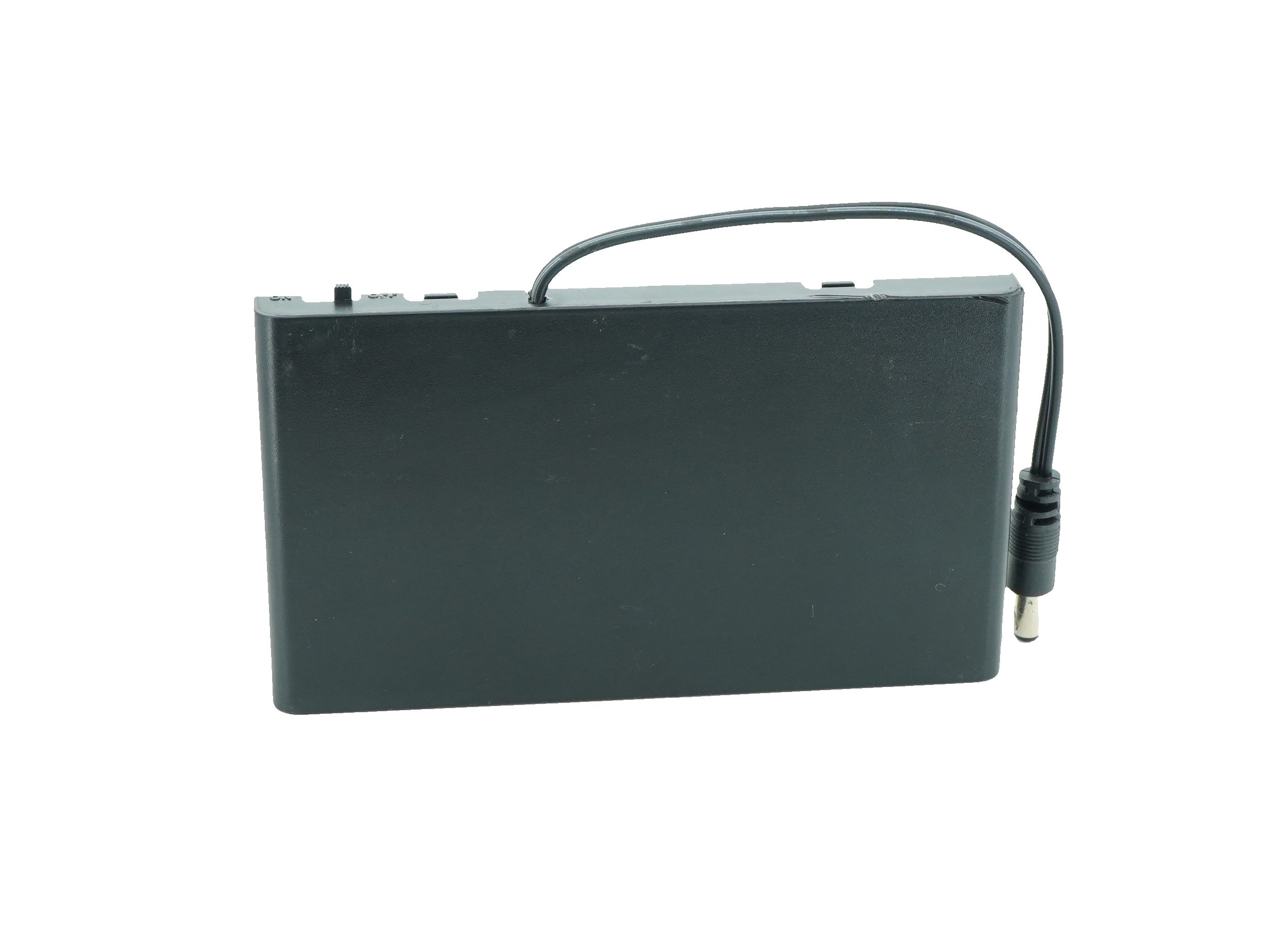 8 x 1.5V AA Battery Case Connector with Cover + DC Pin