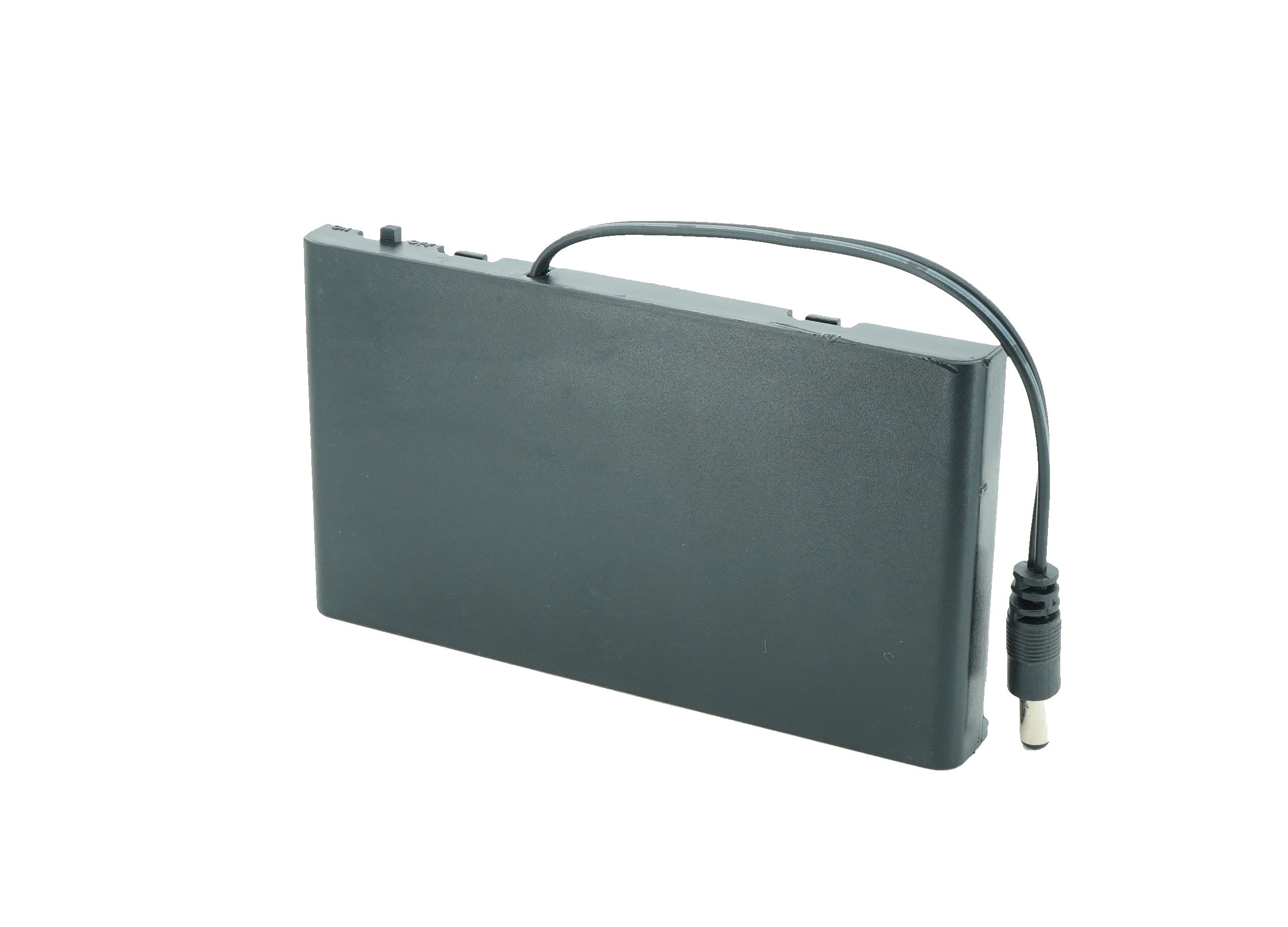 8 x 1.5V AA Battery Case Connector with Cover + DC Pin