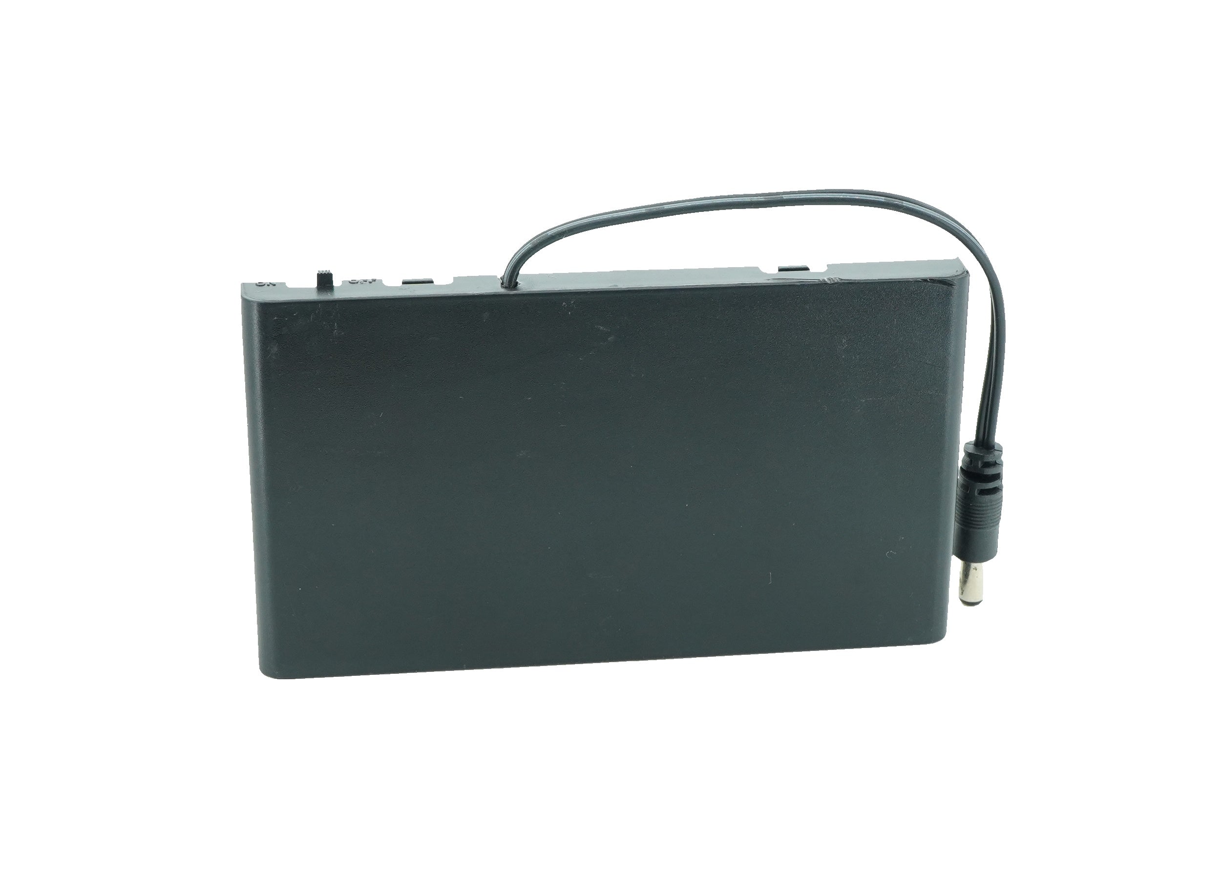 8 x 1.5V AA Battery Case Connector with Cover + DC Pin