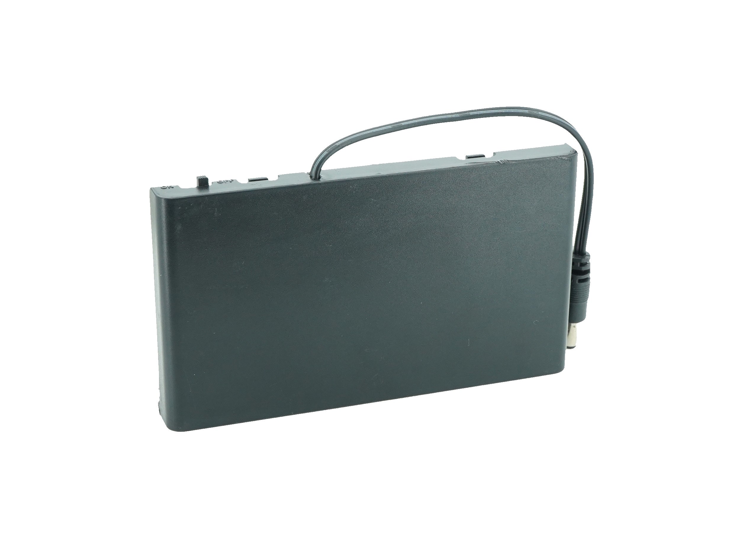 8 x 1.5V AA Battery Case Connector with Cover + DC Pin