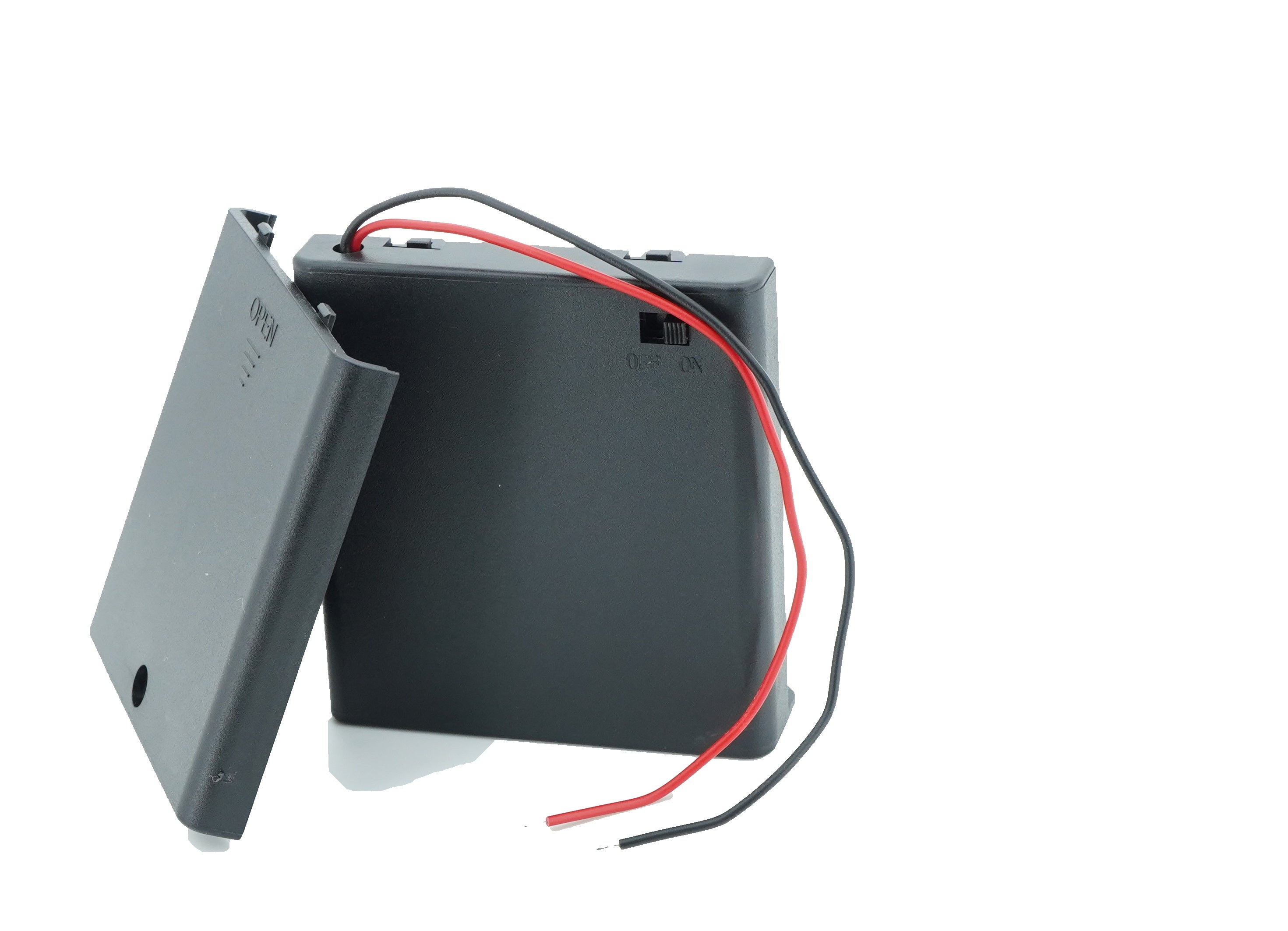 4 x 1.5V AA Battery Case Connector with Cover