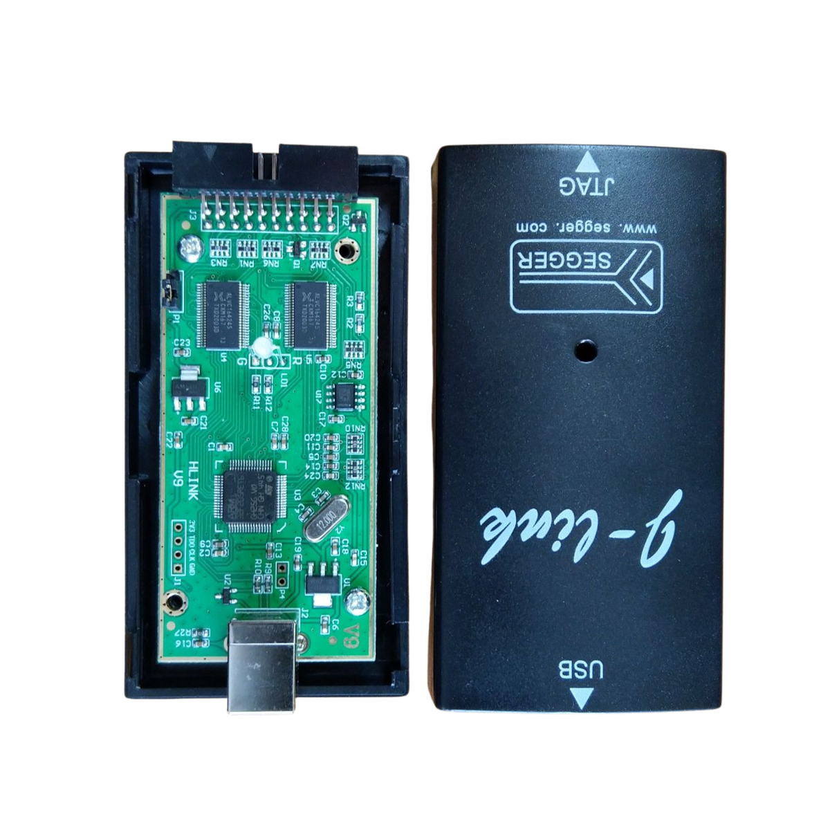 Jlink V9 Debugger Emulator with JTAG to SWD Adaptor (Along with FRC Cable)