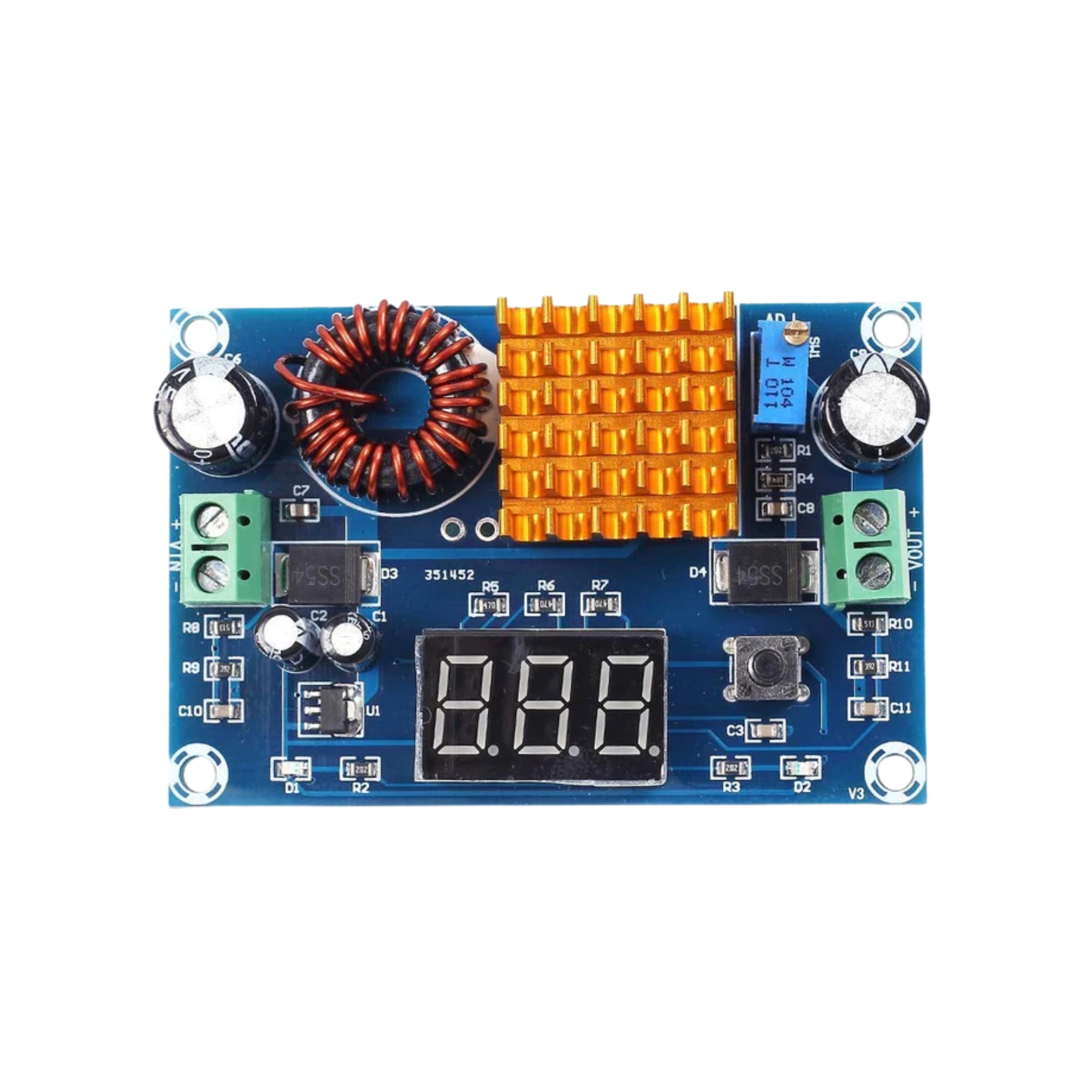 M411 5A DC-DC Boost Converter Display
